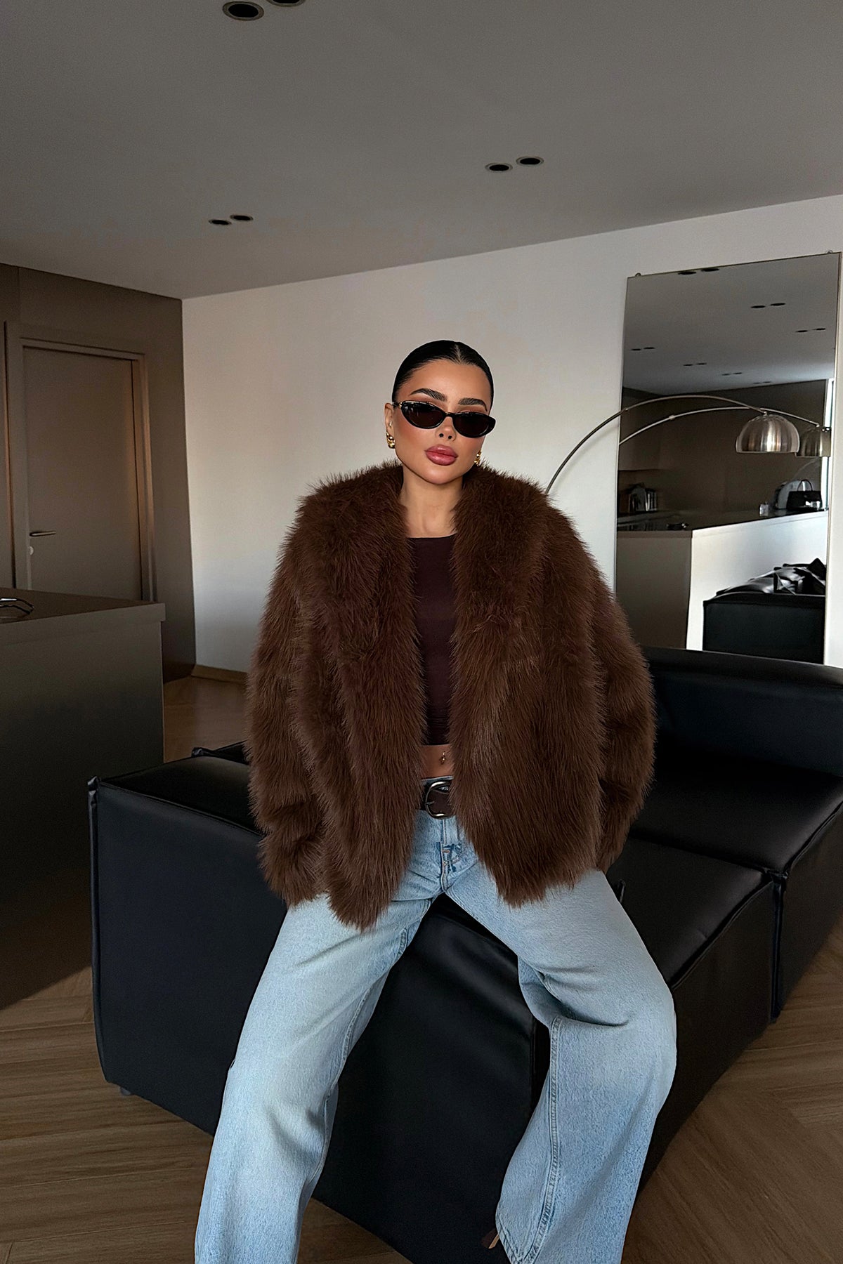Brown Fur jacket