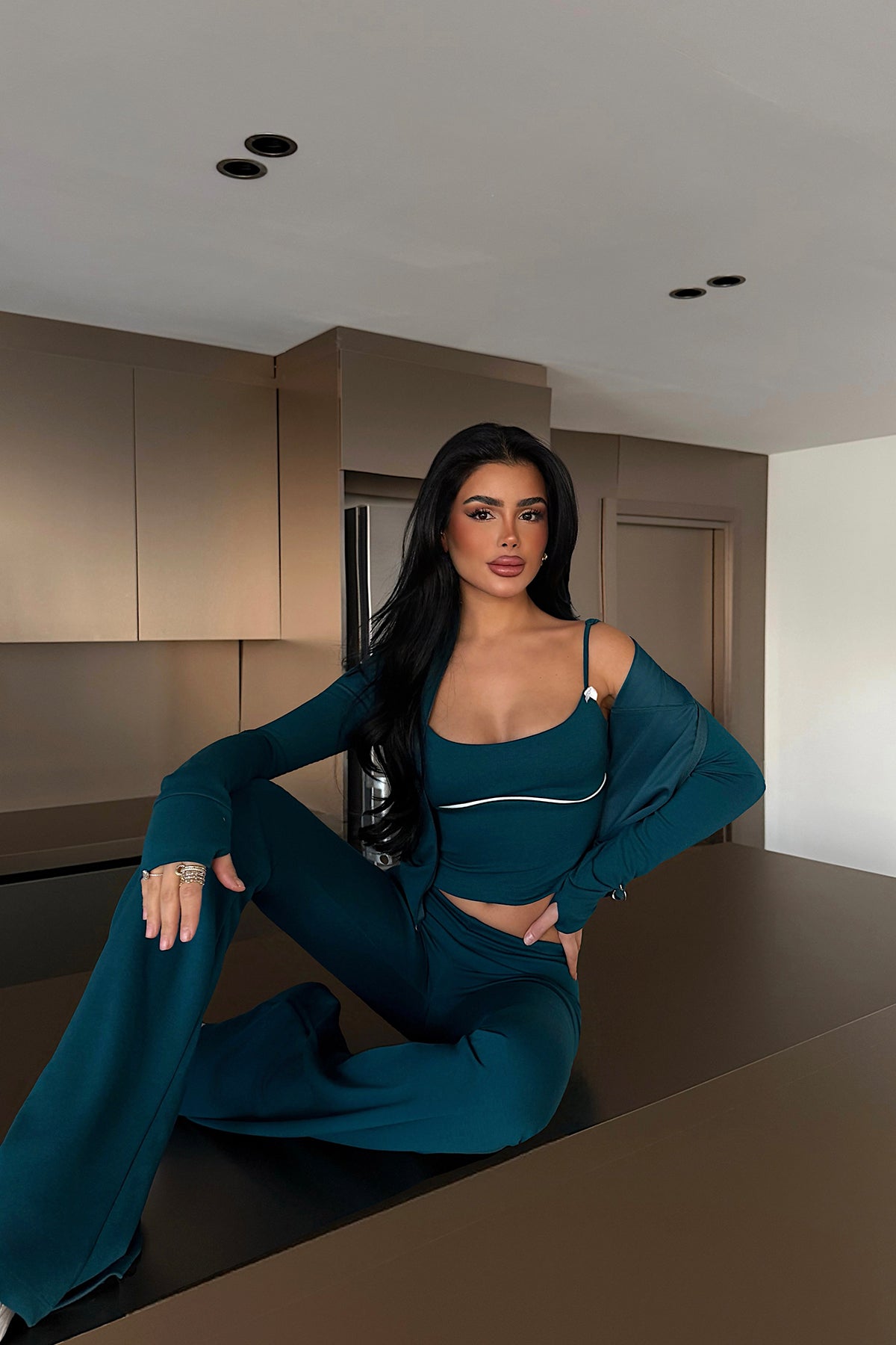 Burgundy New York Print Zipper Detail Sweatshirt