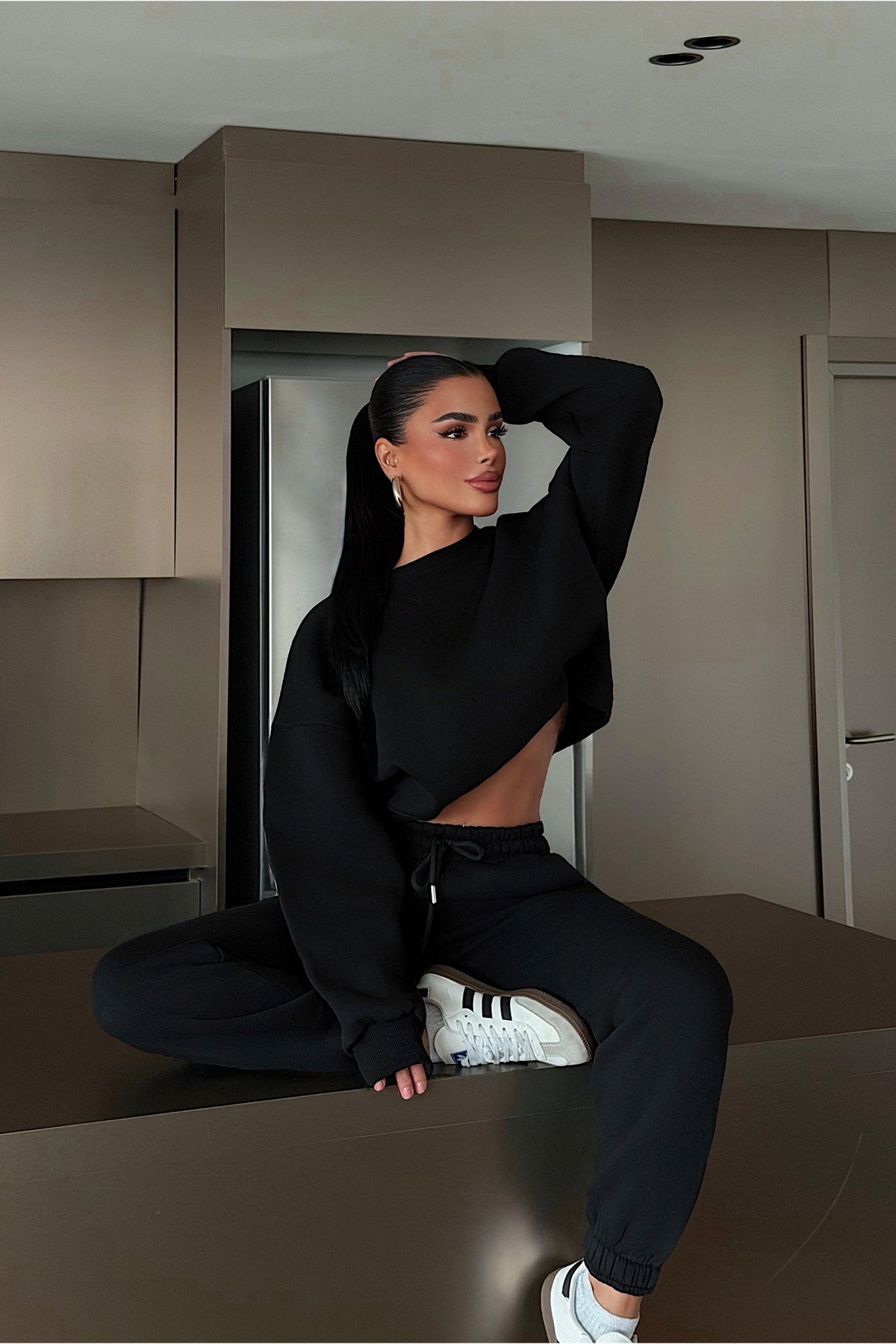 Black Basic Tracksuit
