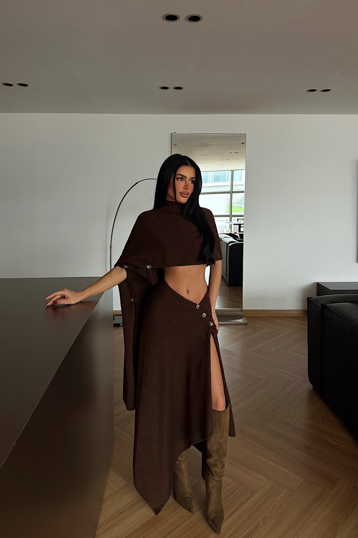 Acı Kahve Suzette Triko Takım 4