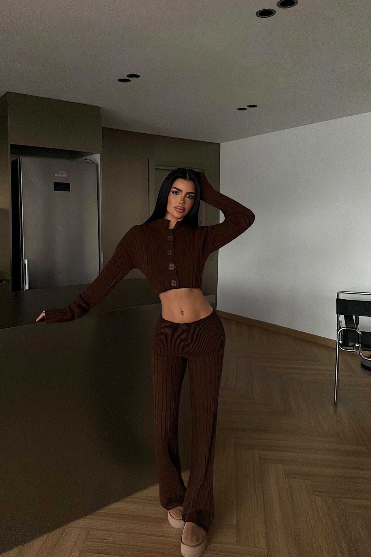 Acı Kahve Isobel Triko Takım 2