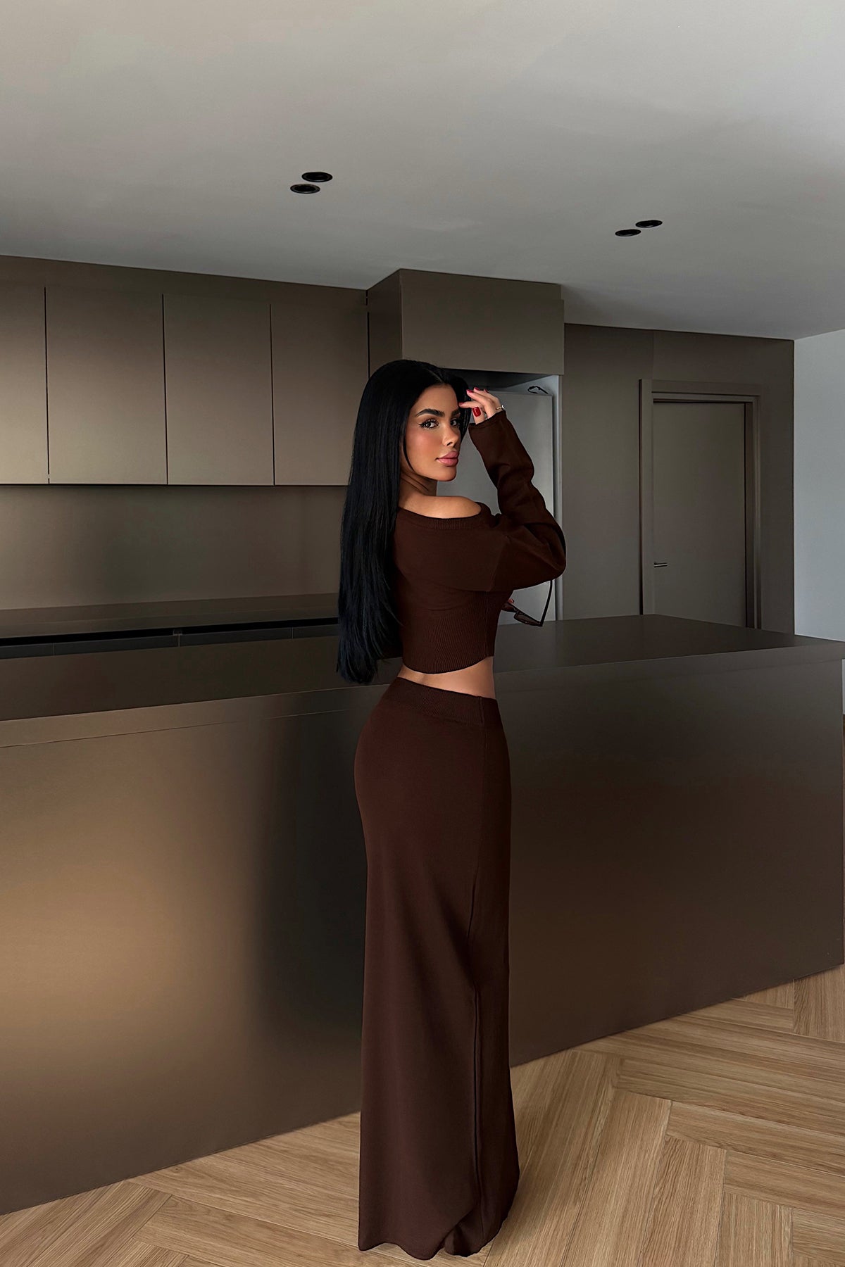 Acı Kahve Slayha Triko Takım 16