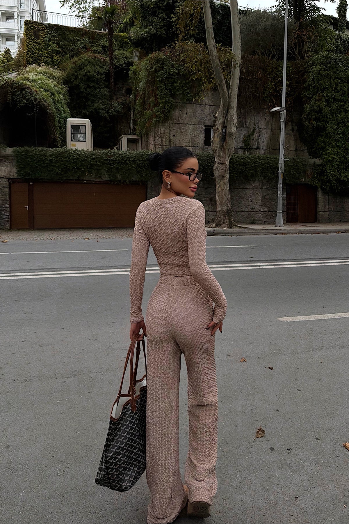 Bej Sequin Takım 20