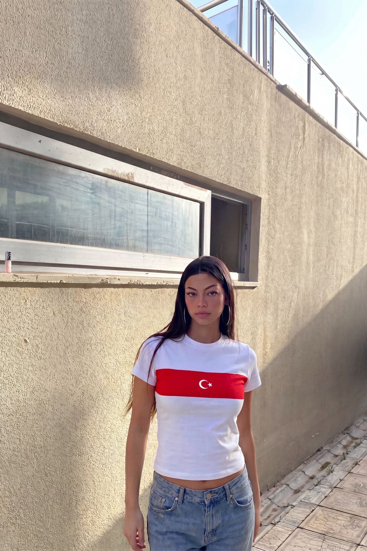 Beyaz Kalpten Ay Yıldız Tshirt 16