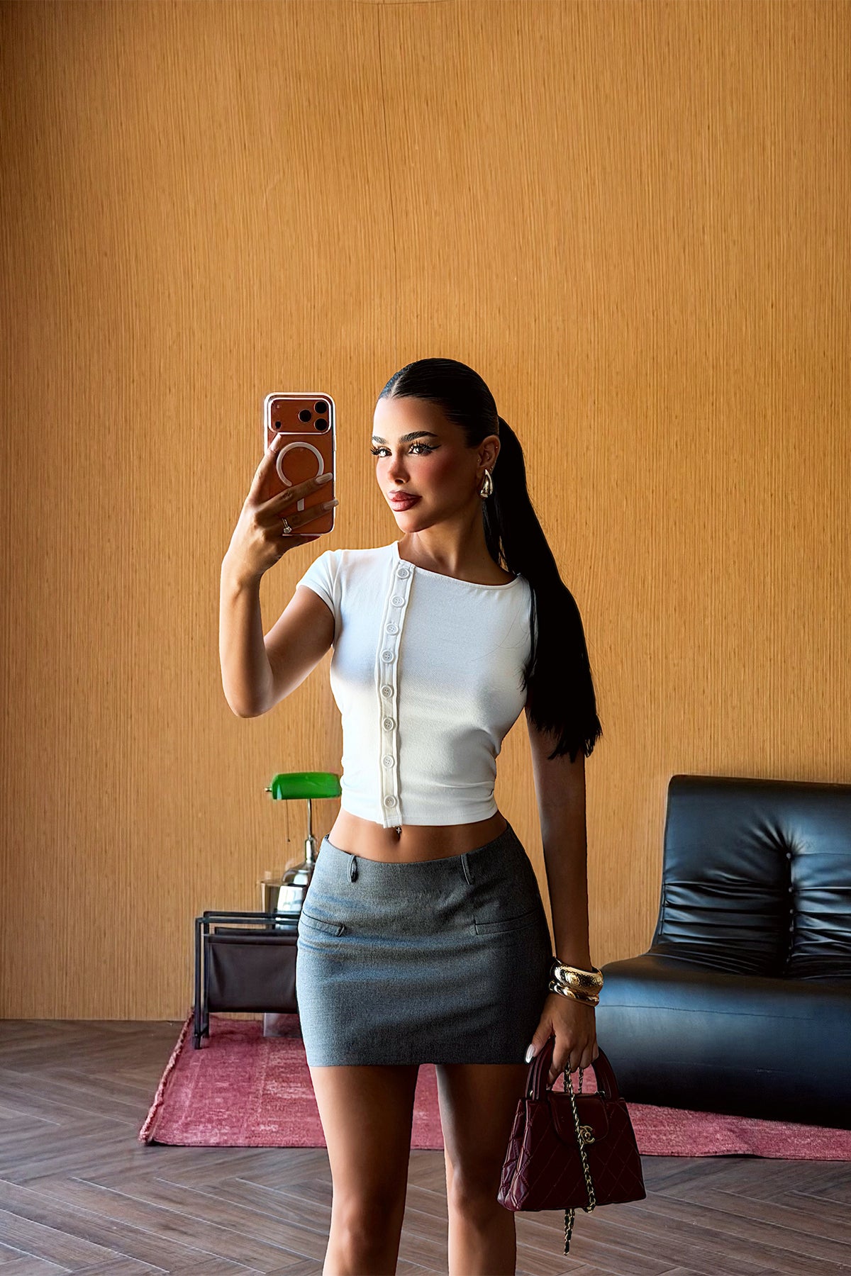 Beyaz Milen Crop Top 4
