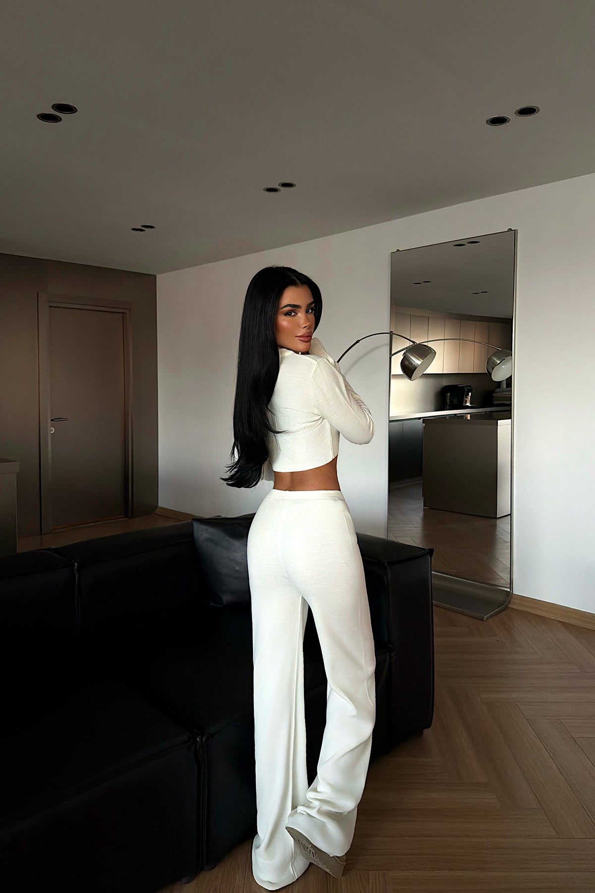 Beyaz Nagina Triko Takım 16