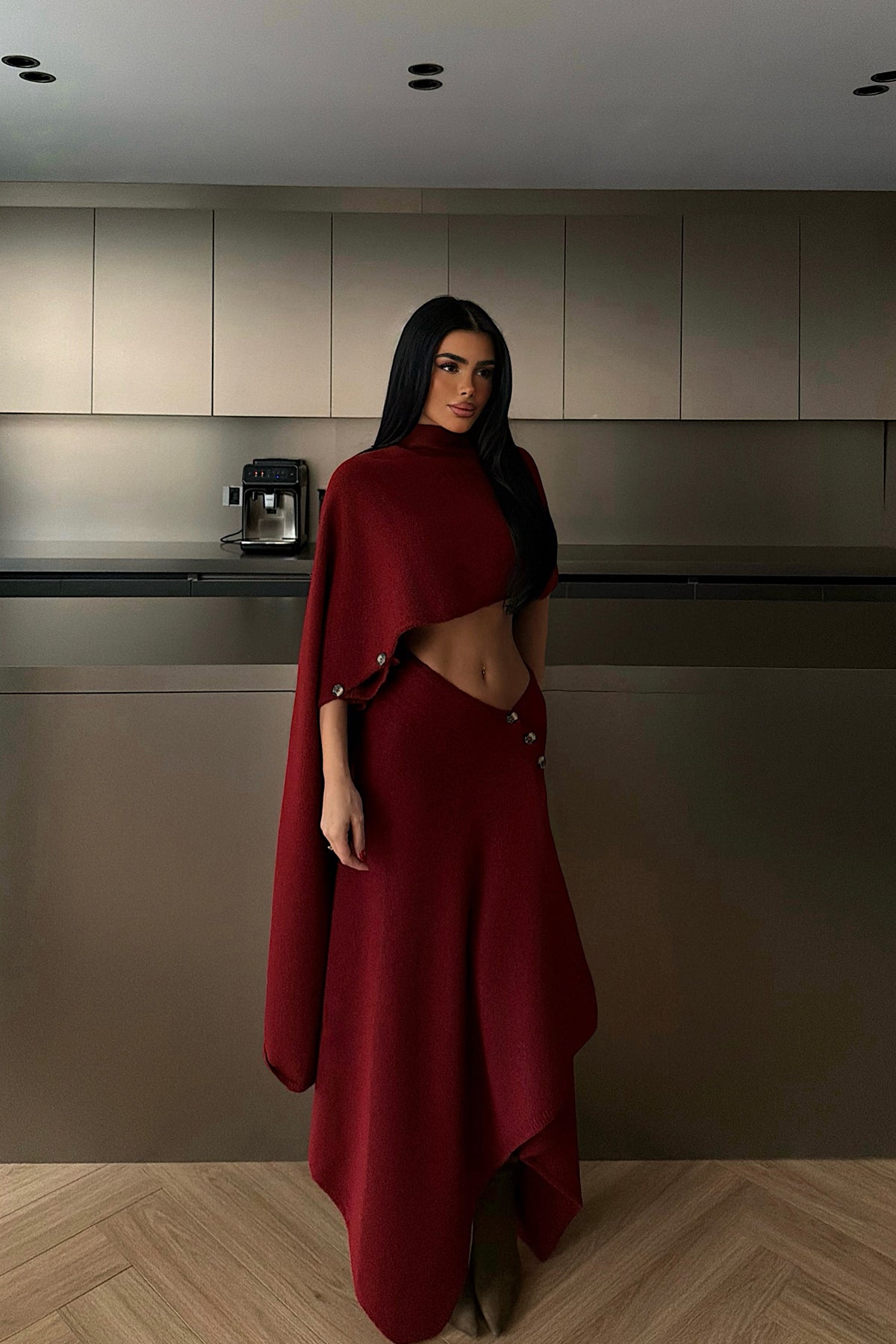 Bordo Suzette Triko Takım 12