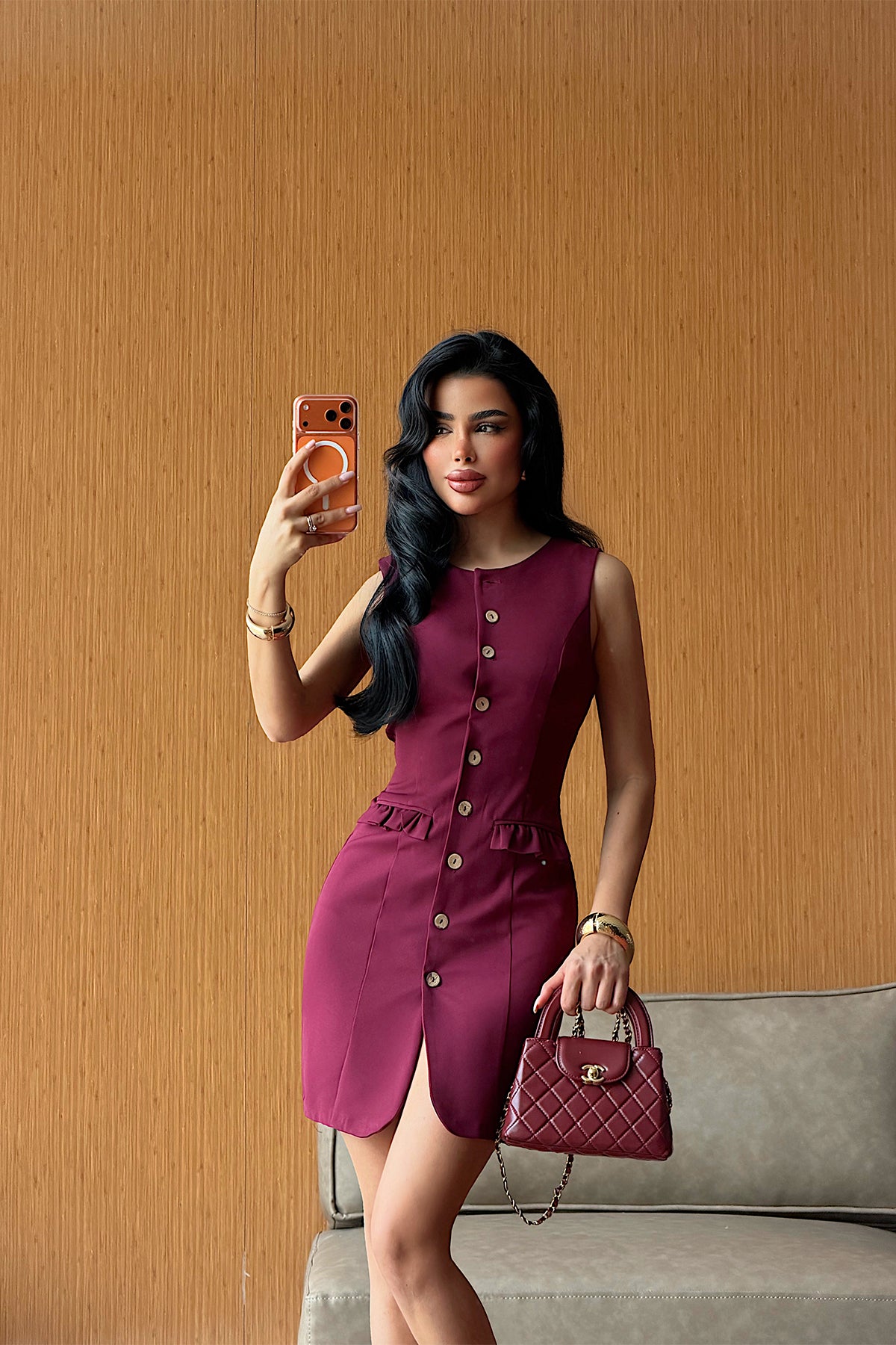 Bordo Puteh Elbise 8