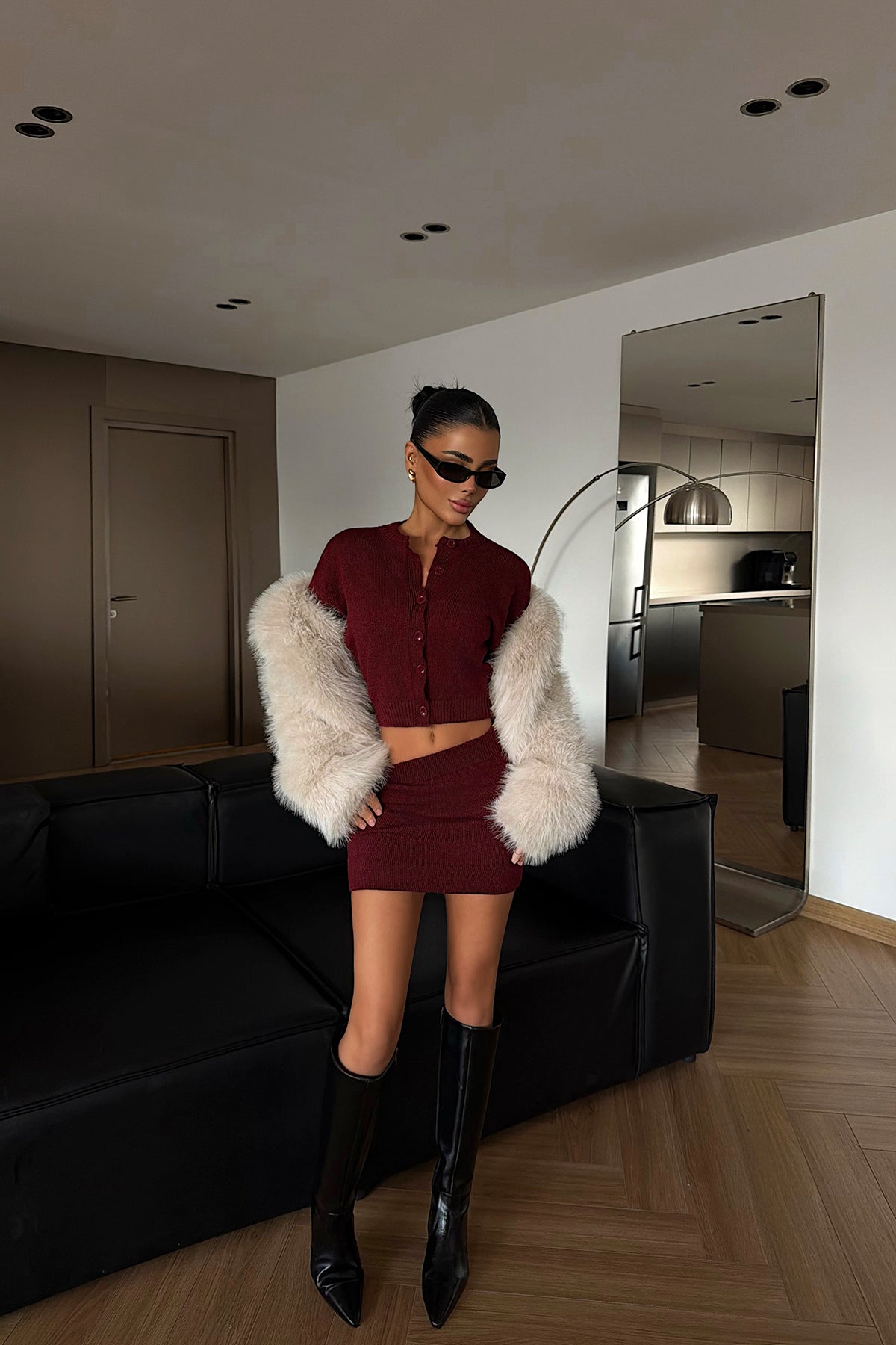 Bordo Kourty Triko Takım 4