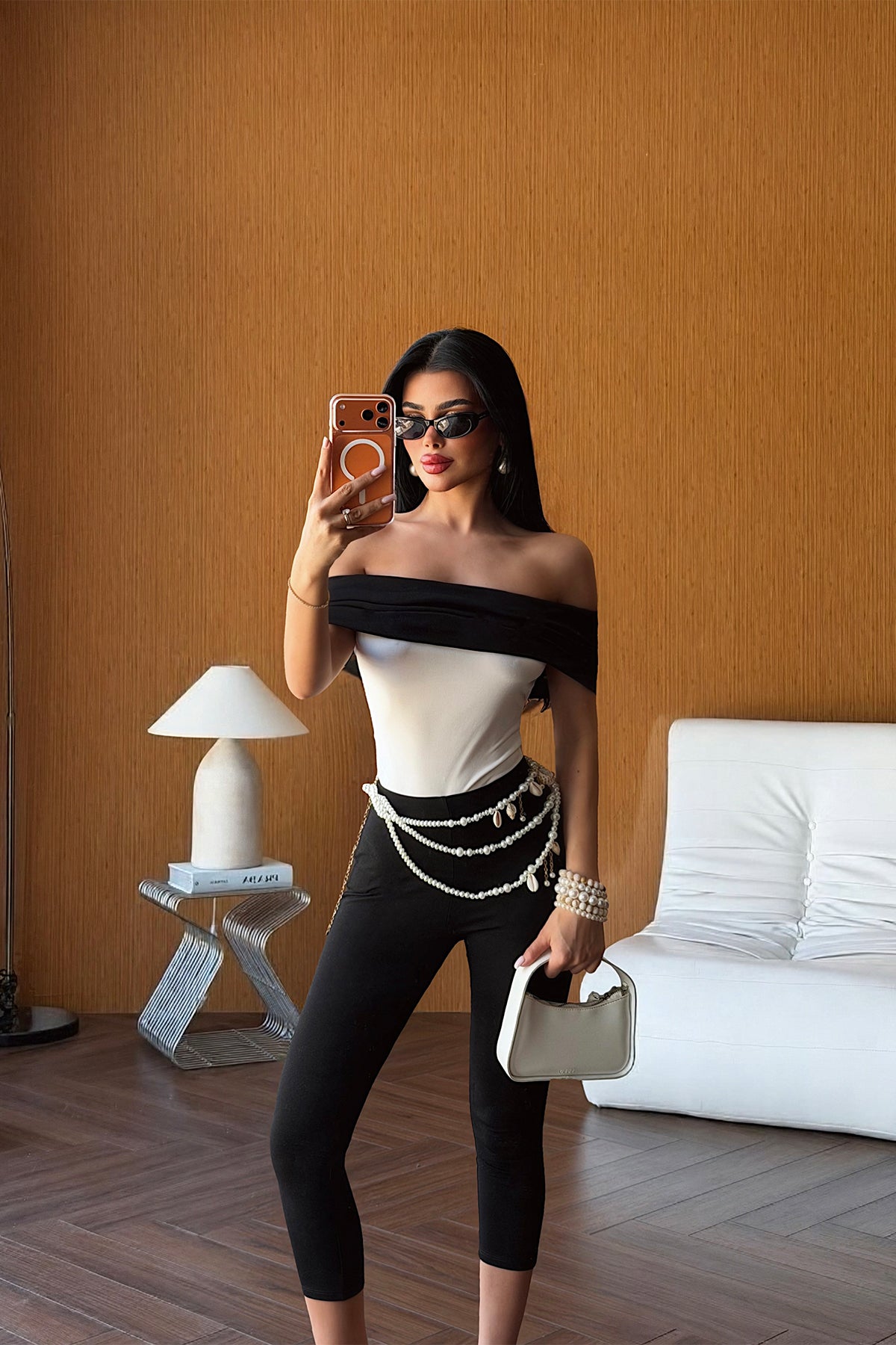 Çift Renk Rajut Bodysuit 4