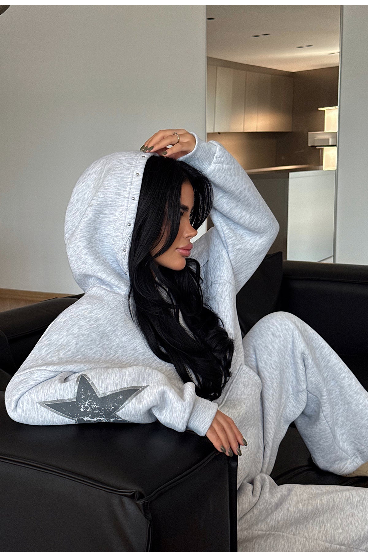 Gri Stars Eşofman Takım 3