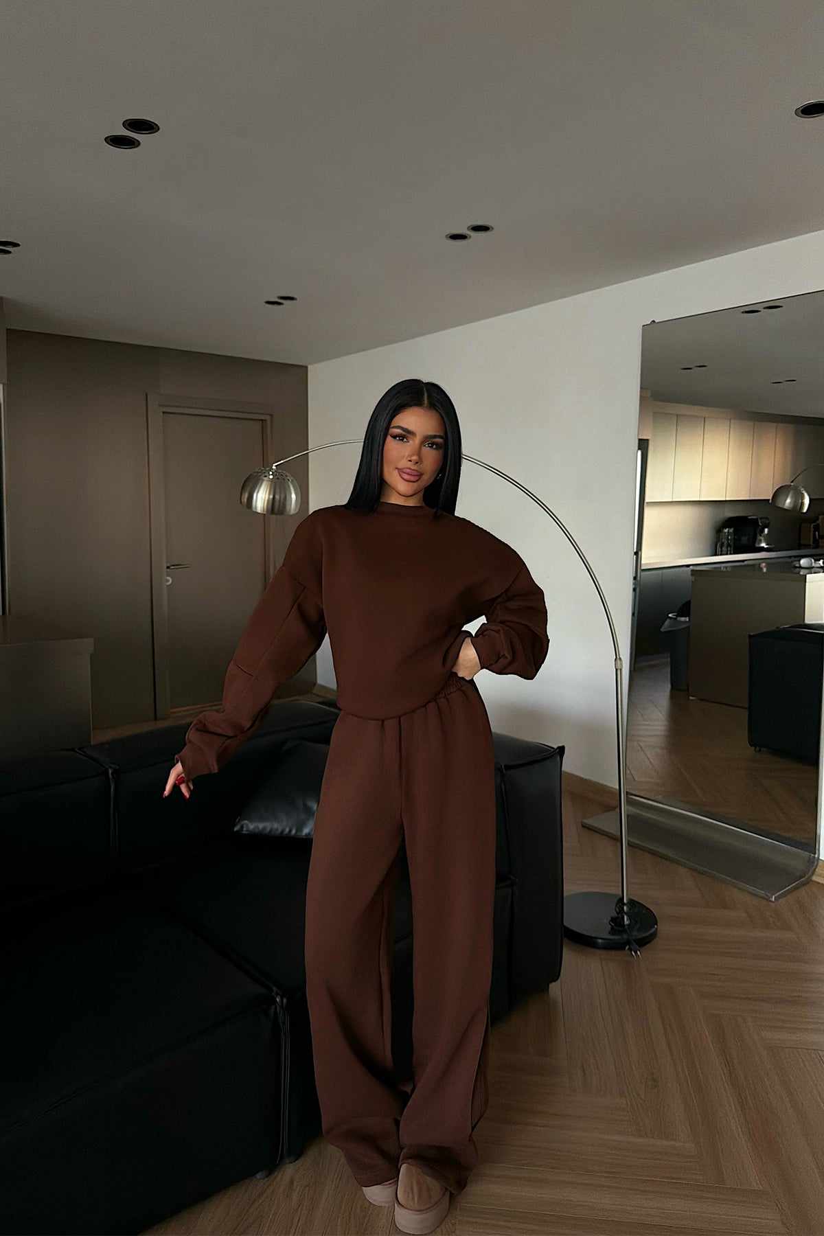 Kahverengi Valenty Eşofman Takımı 8