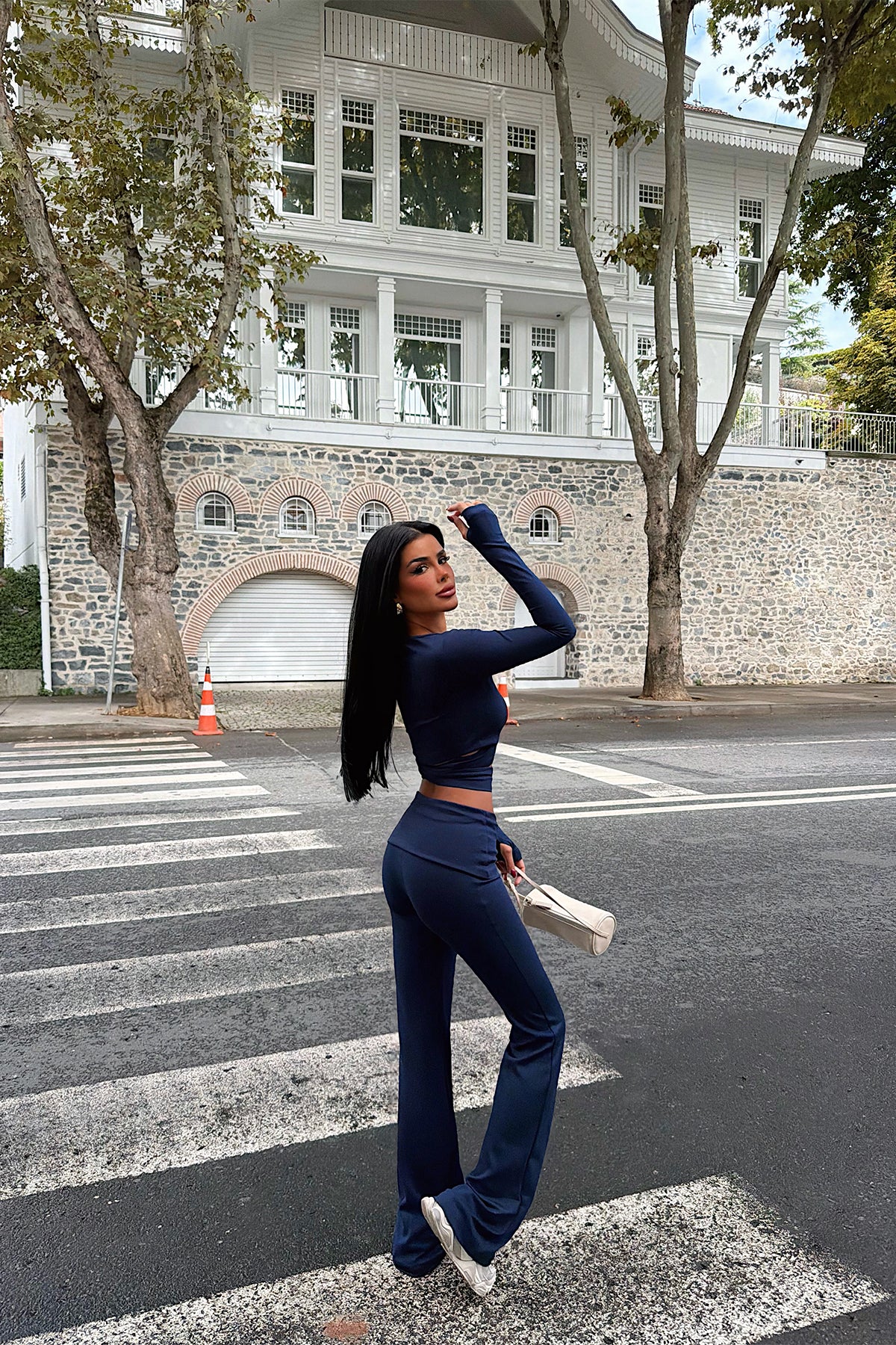 Lacivert Bağlamalı Takım 16