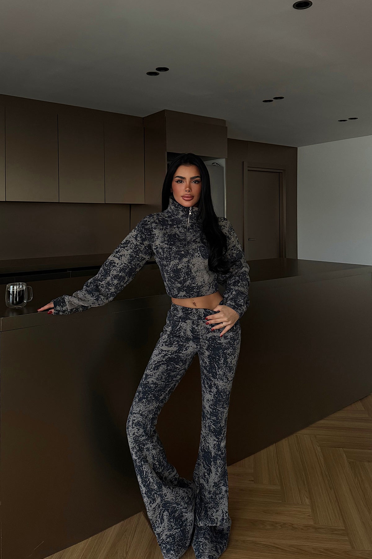 Lacivert Polena Eşofman Takımı 8