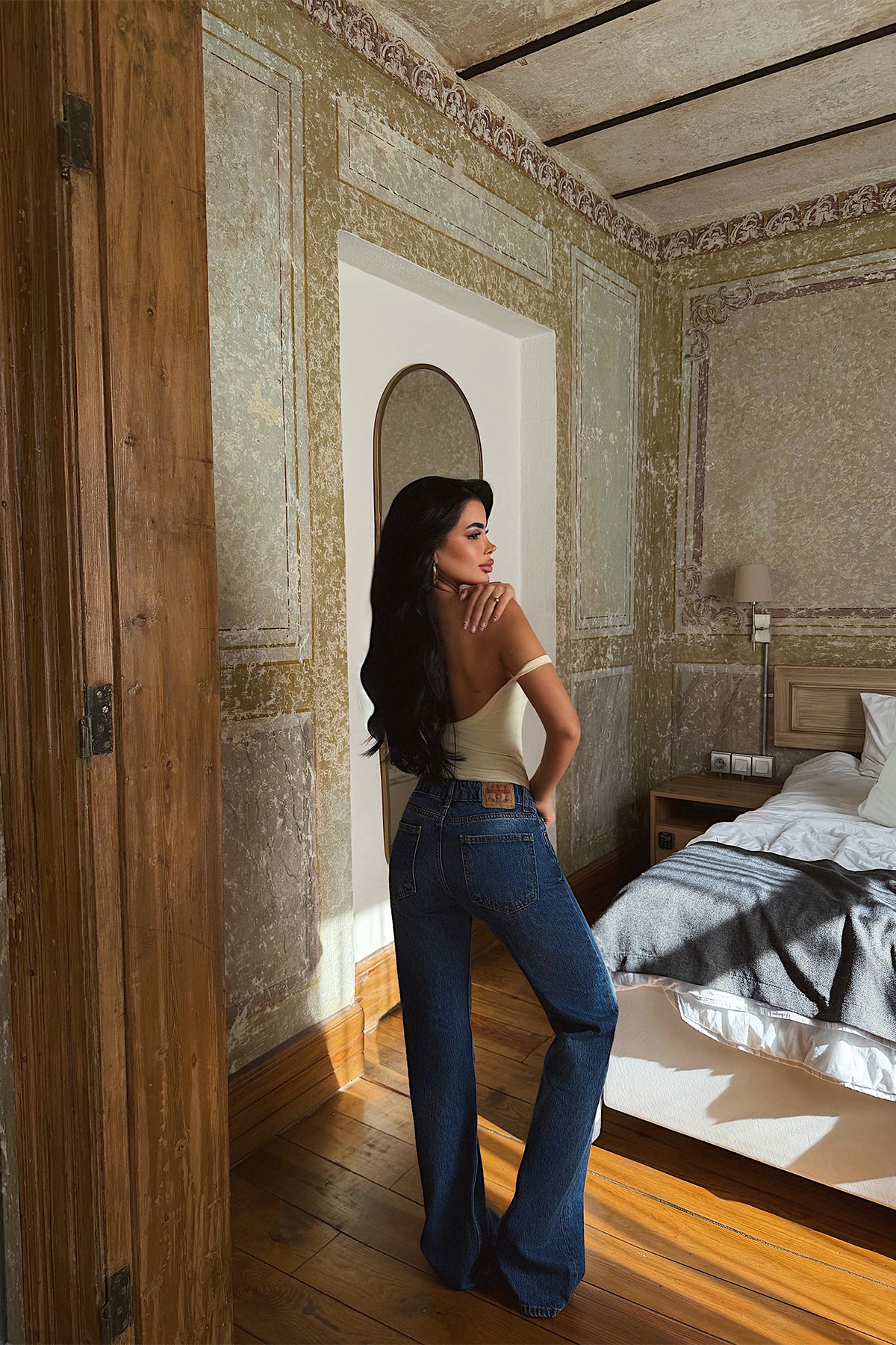 Lacivert Yüksek Bel Jean ATE502 20