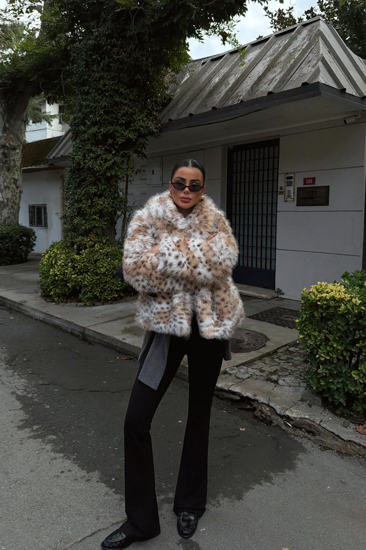 Leopar Delora Leopar Desenli Kürk 15