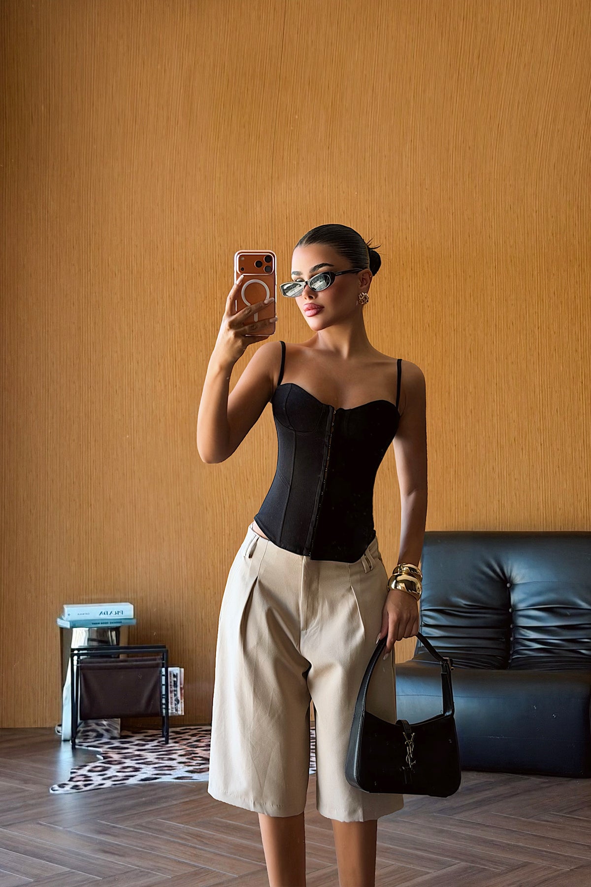 Siyah Yenomi Crop Top 8