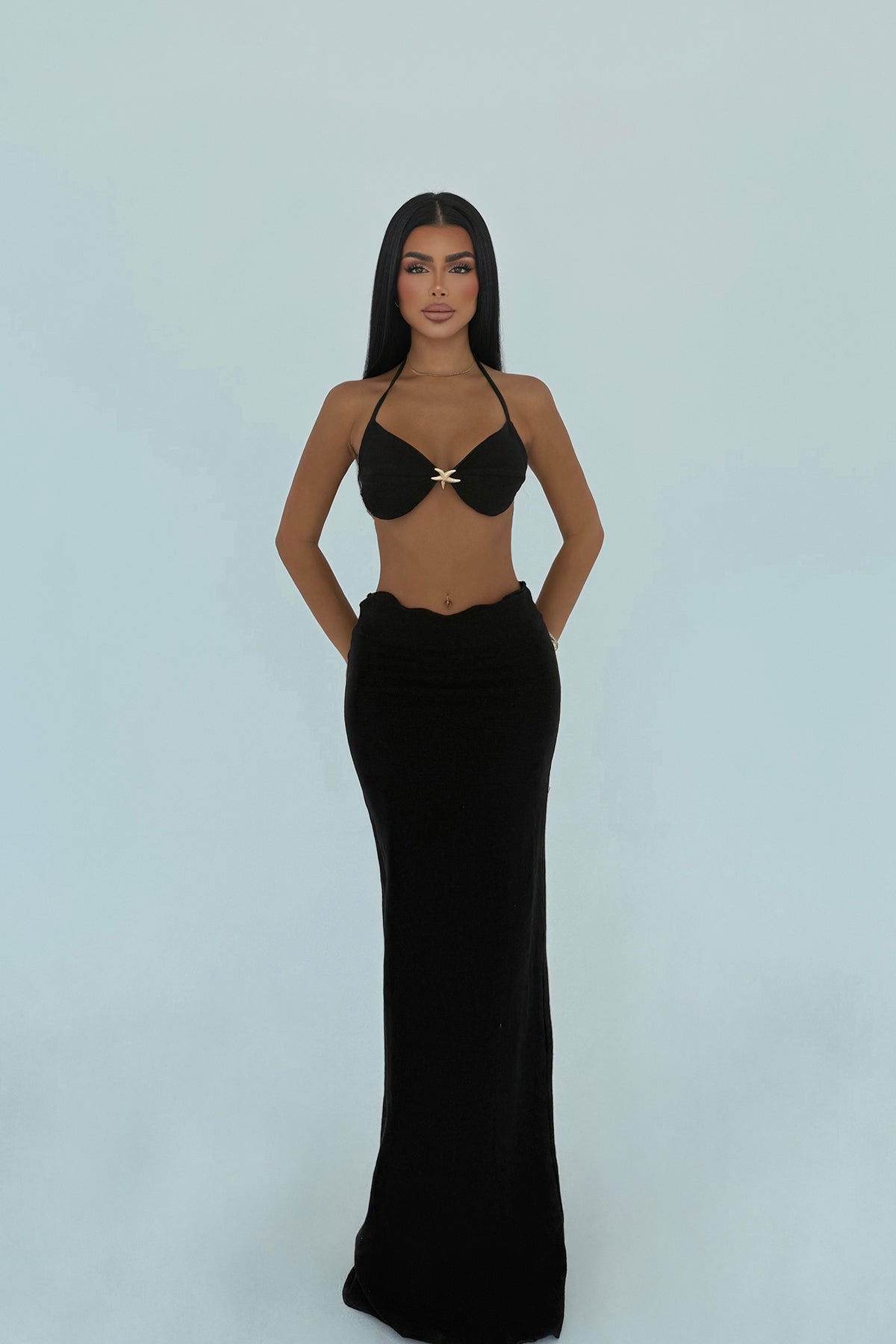Siyah Costa Deniz Yıldızlı Takım 4