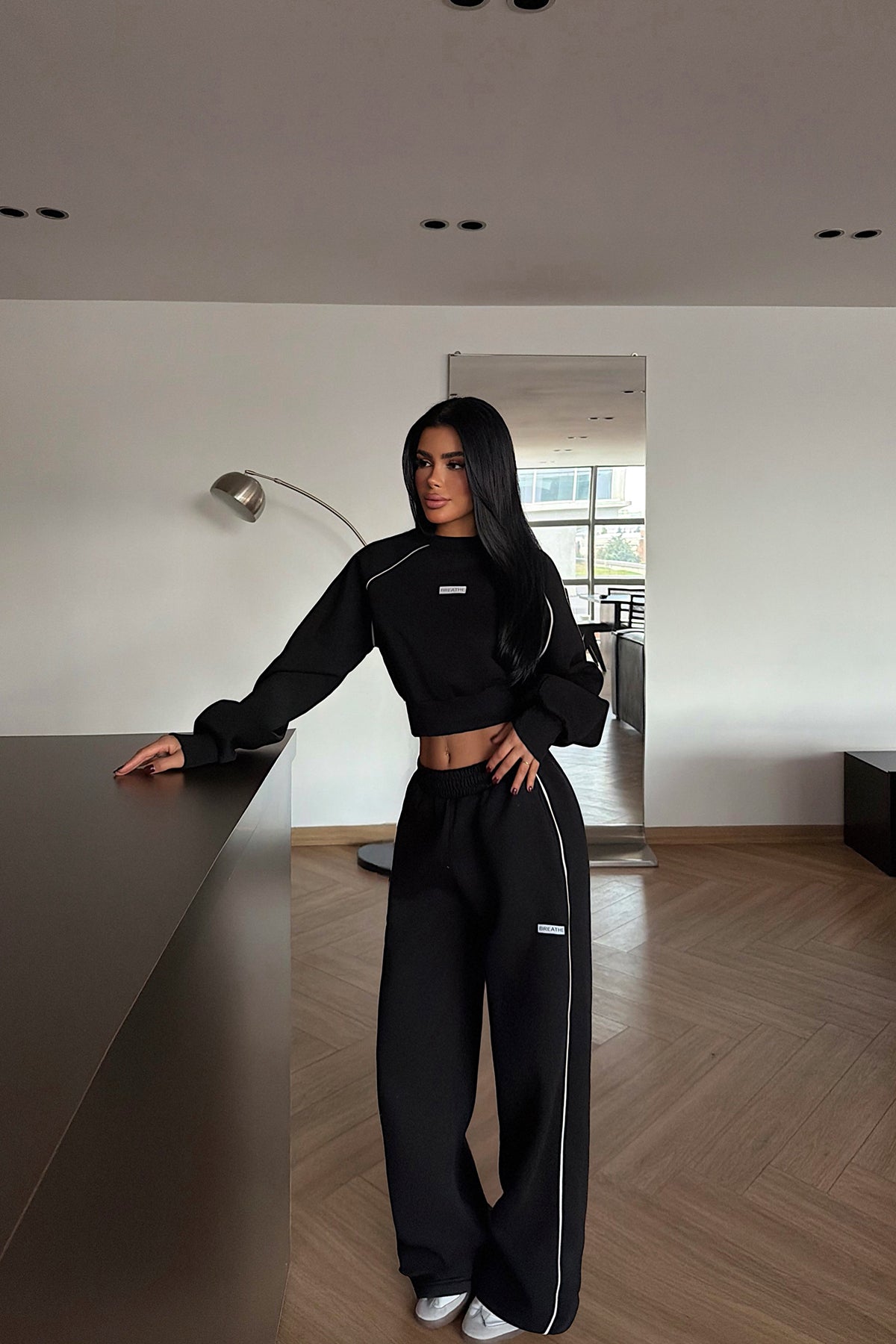 Siyah Breathe Eşofman Takım 4