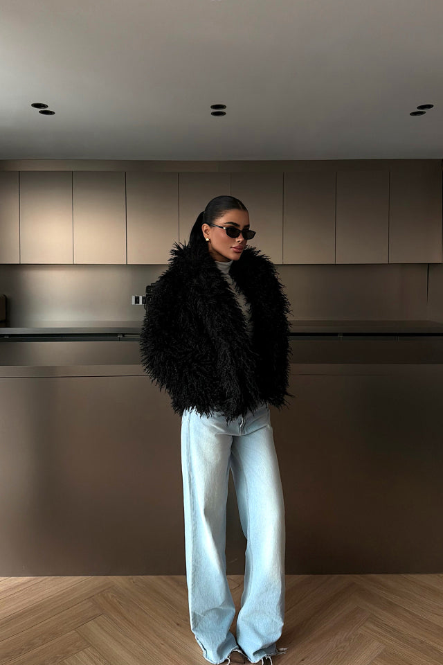 Siyah Mayfair Kürk 10
