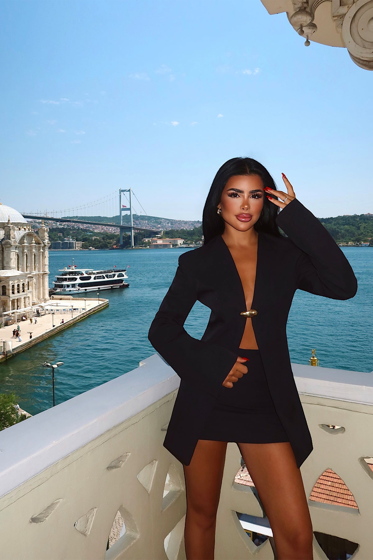 Siyah Şortlu Takım ATE5915 8