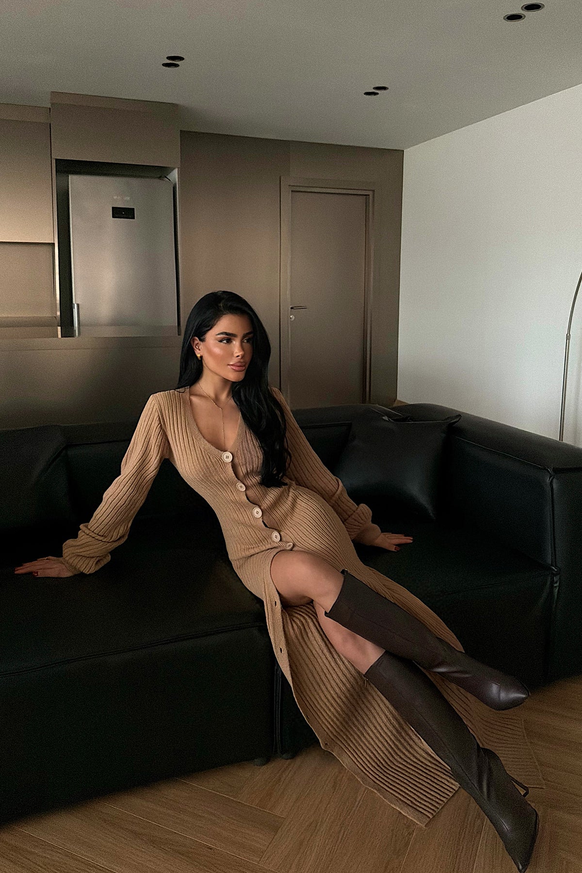 Taba Ophelie Triko Elbise 4
