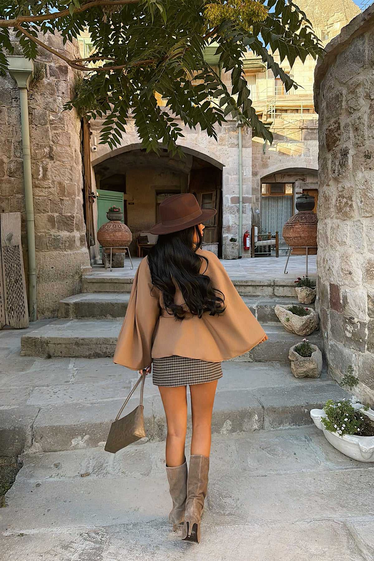 Vizon Pelerin Kol Bağlama Detay panço 16