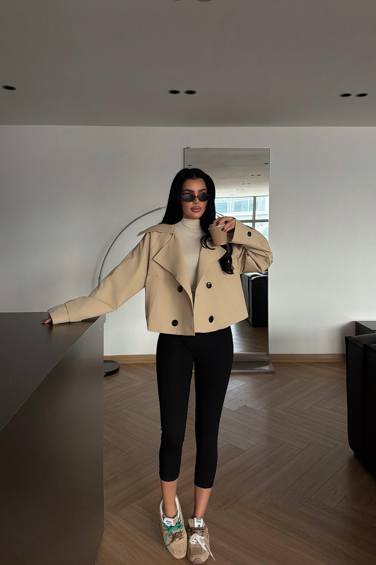 Beige Short Jacket