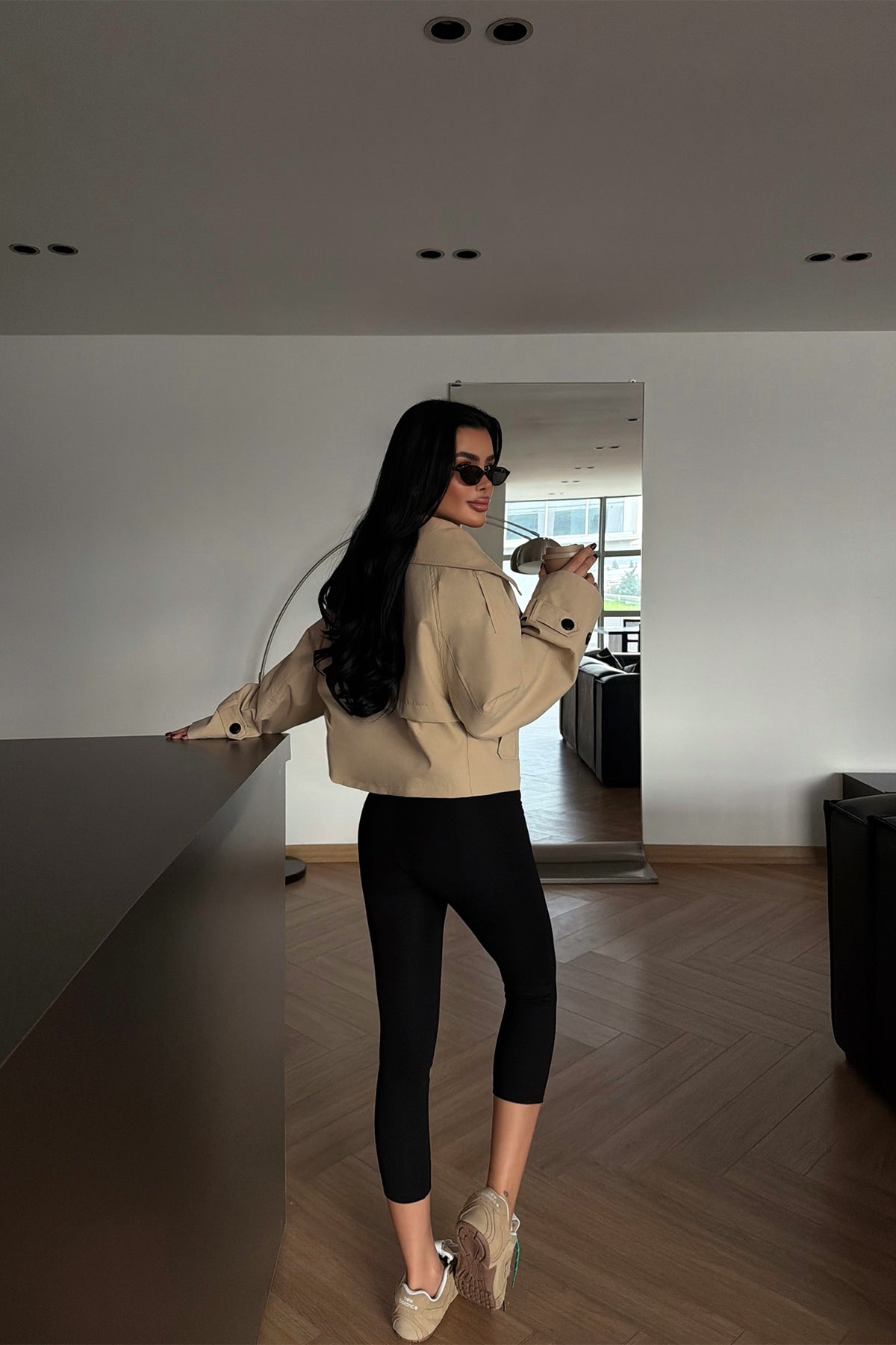 Beige Short Jacket