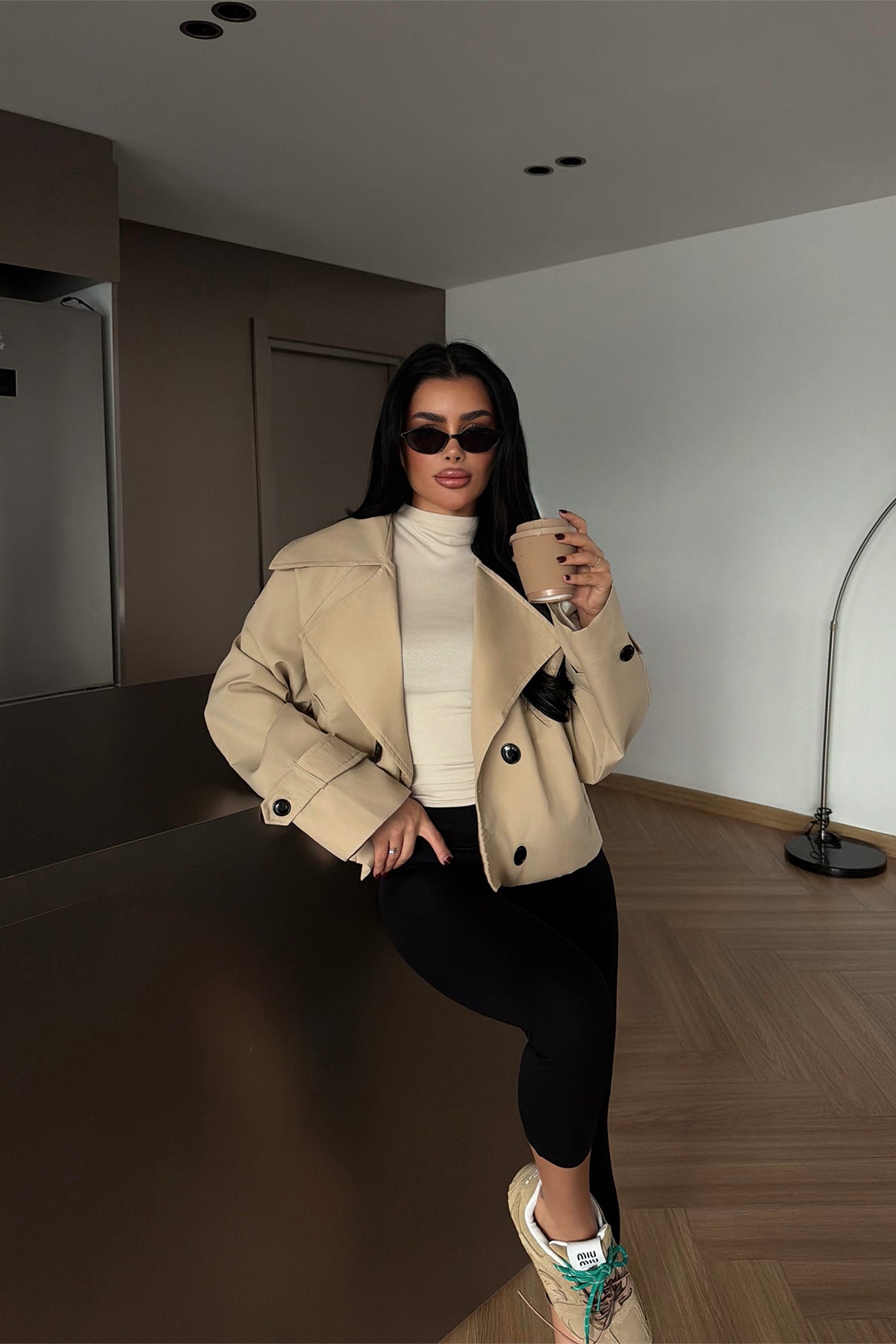Beige Short Jacket