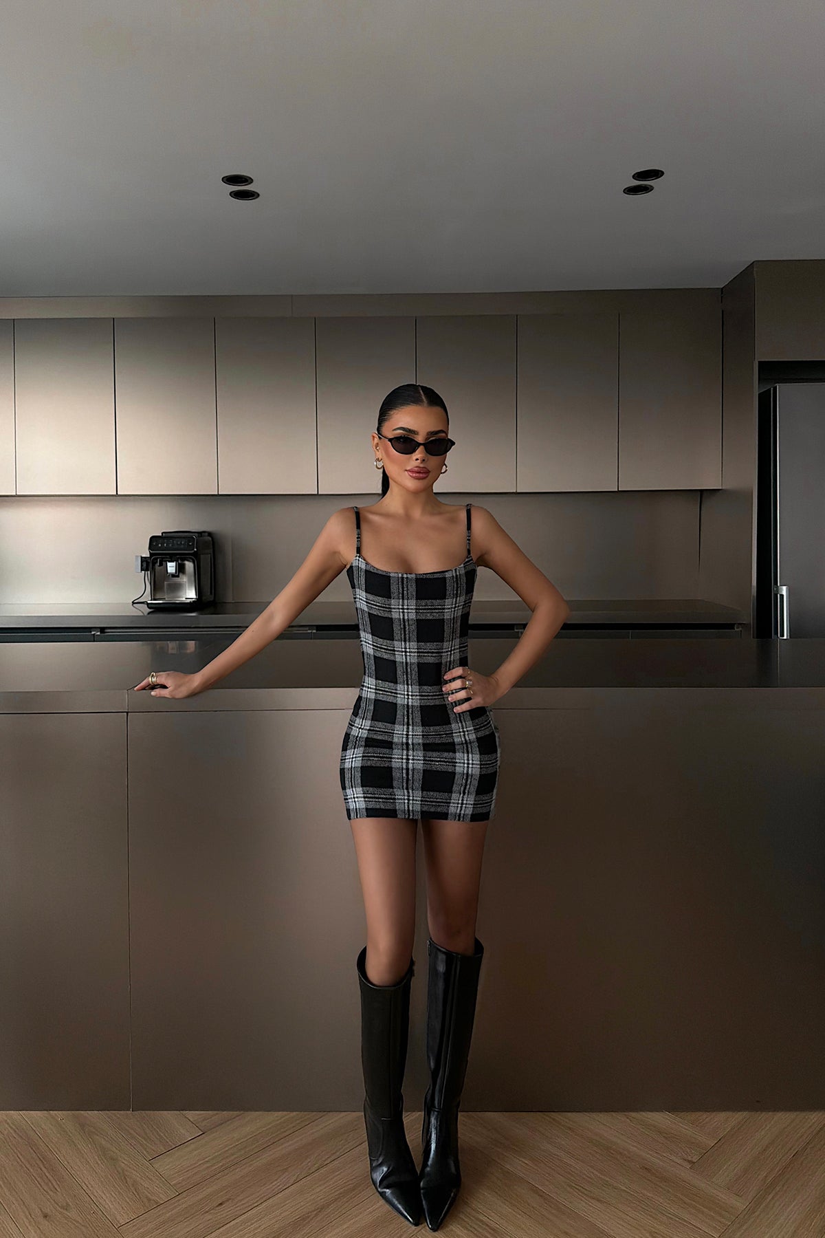 Black Strappy Mini Dress