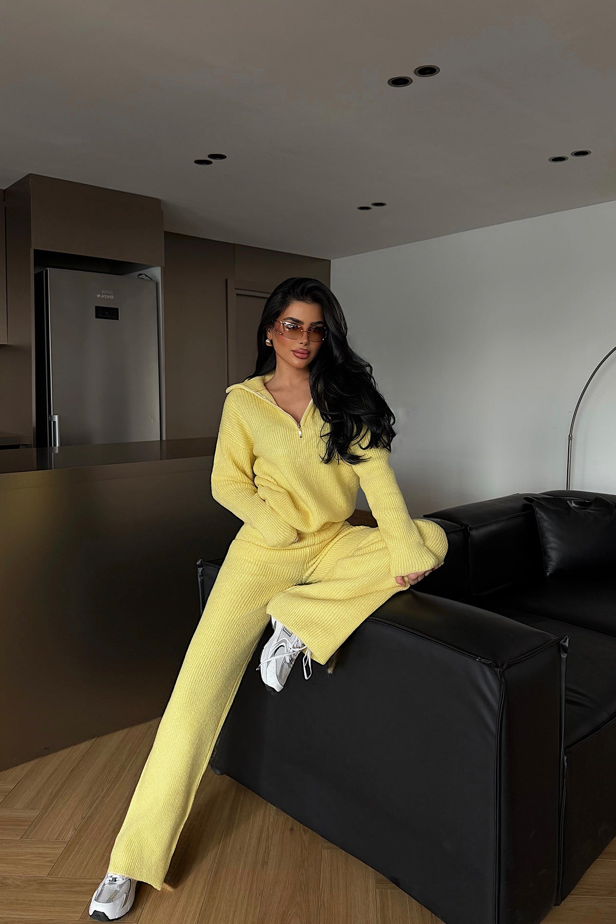 Yellow Zipper Detail Set