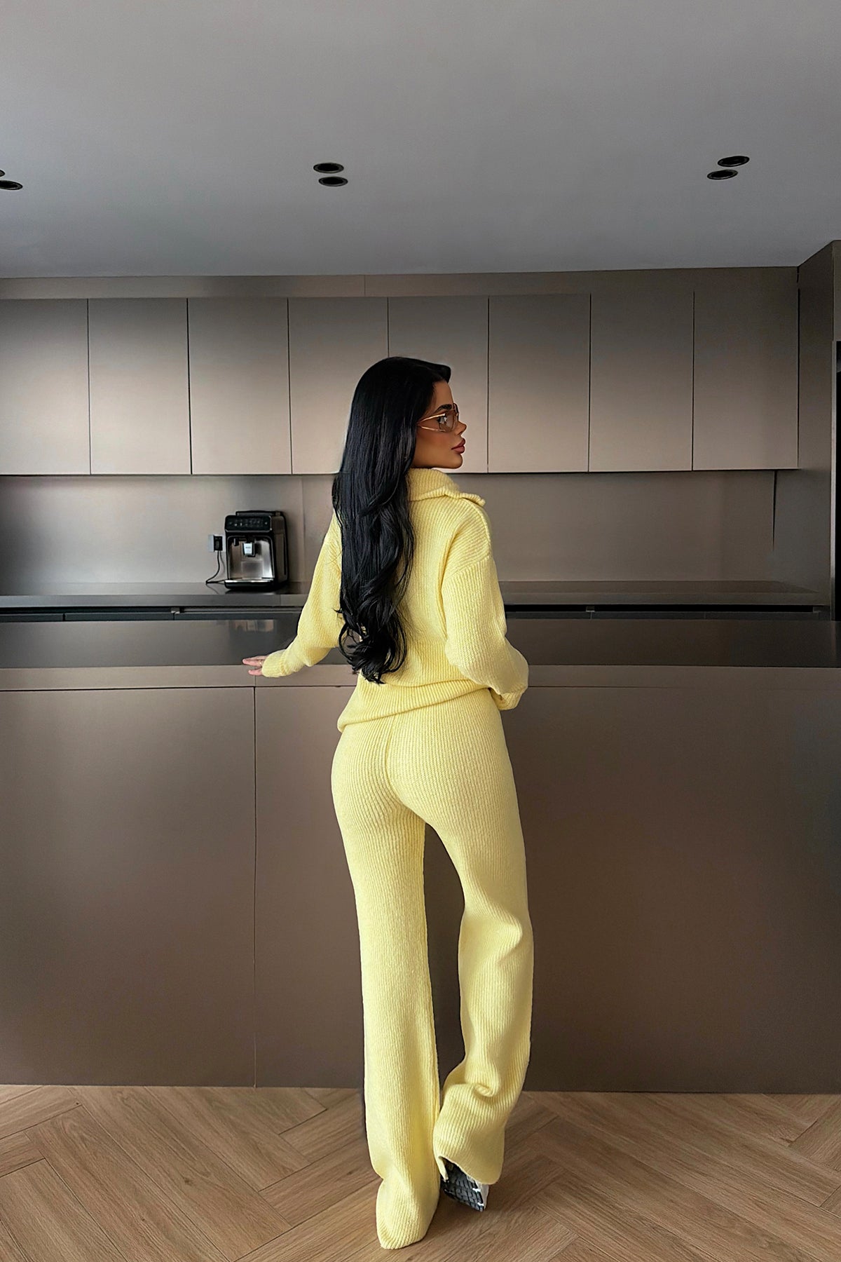 Yellow Zipper Detail Set