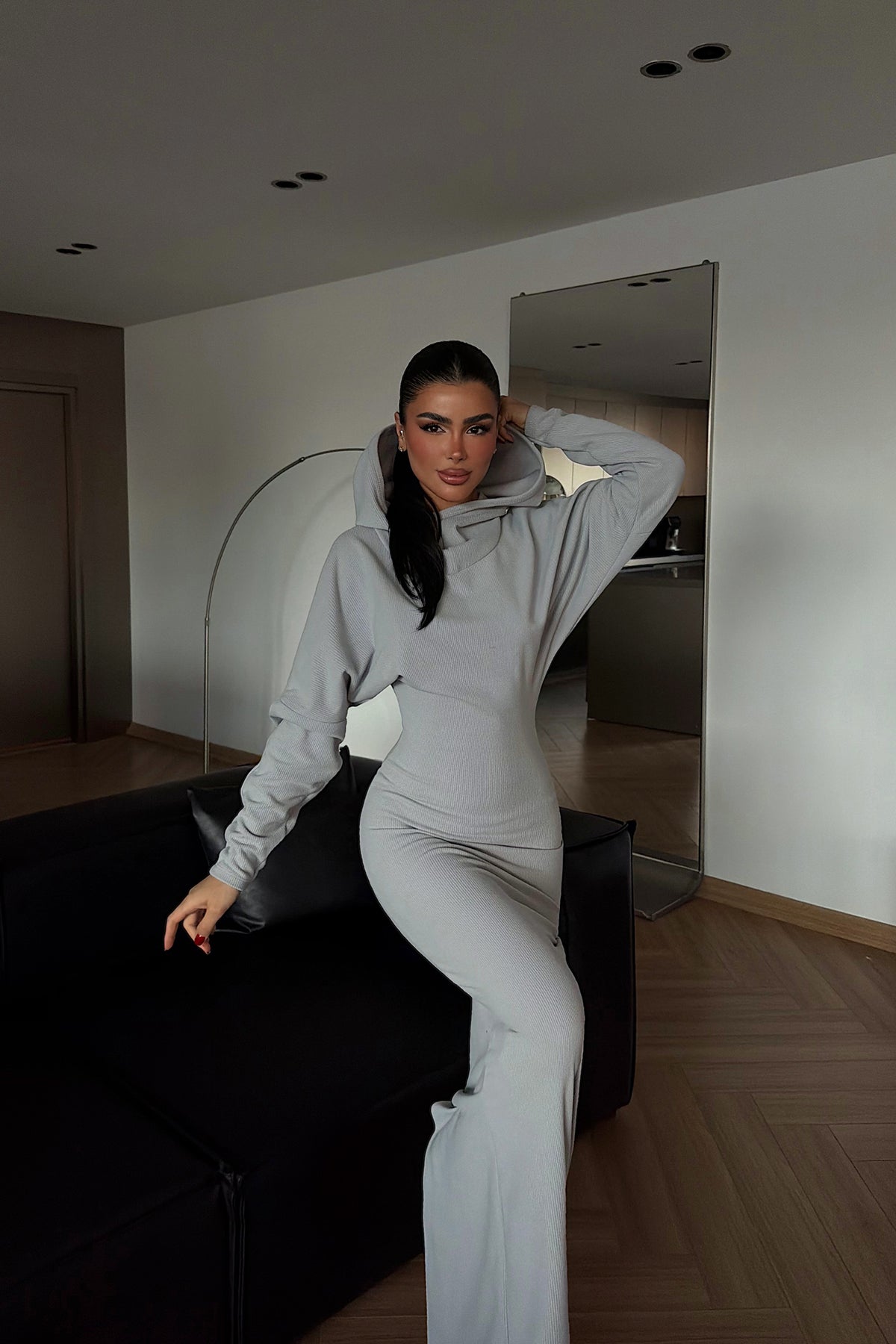 Gray Long Dress