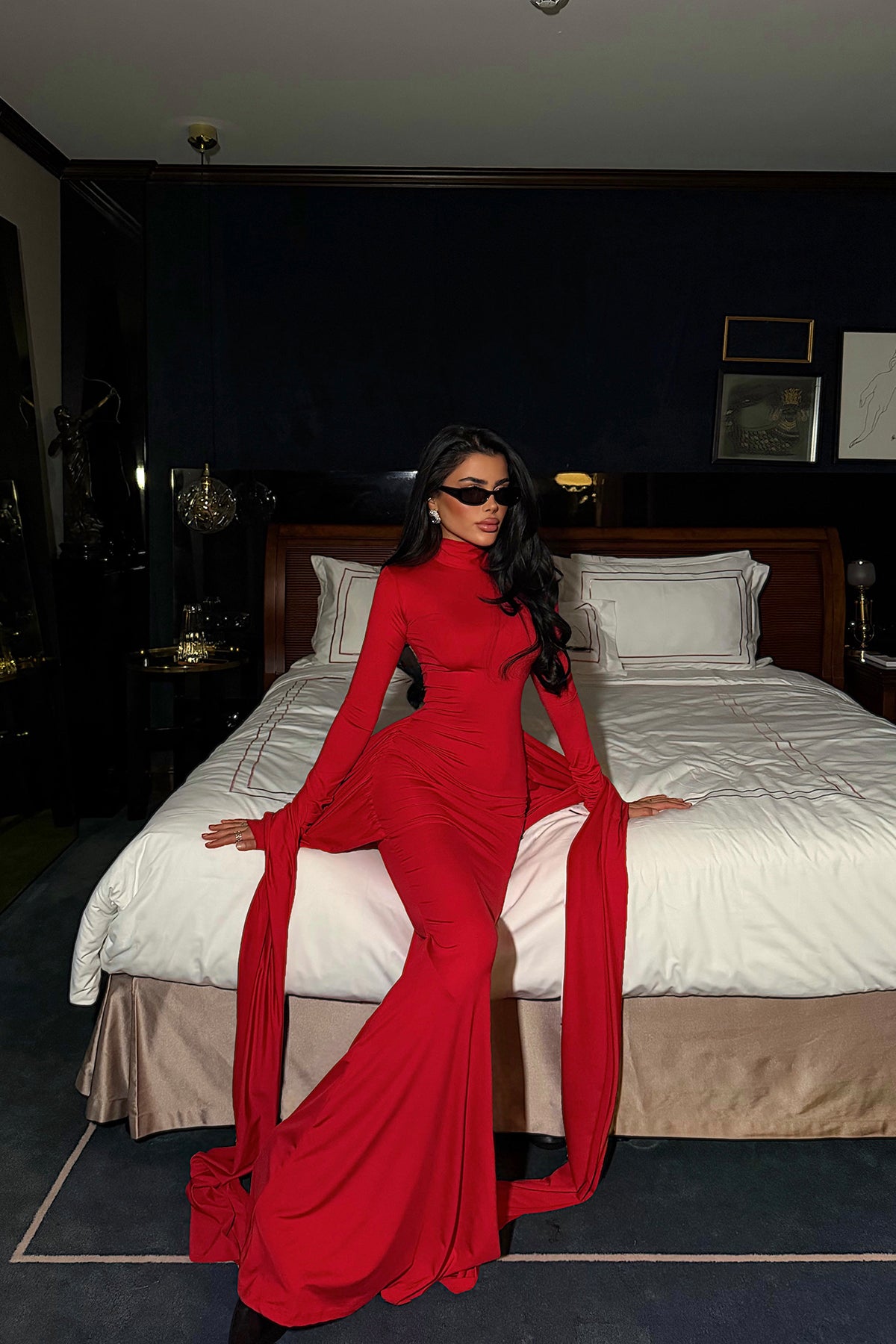 Red Long Evening Dress