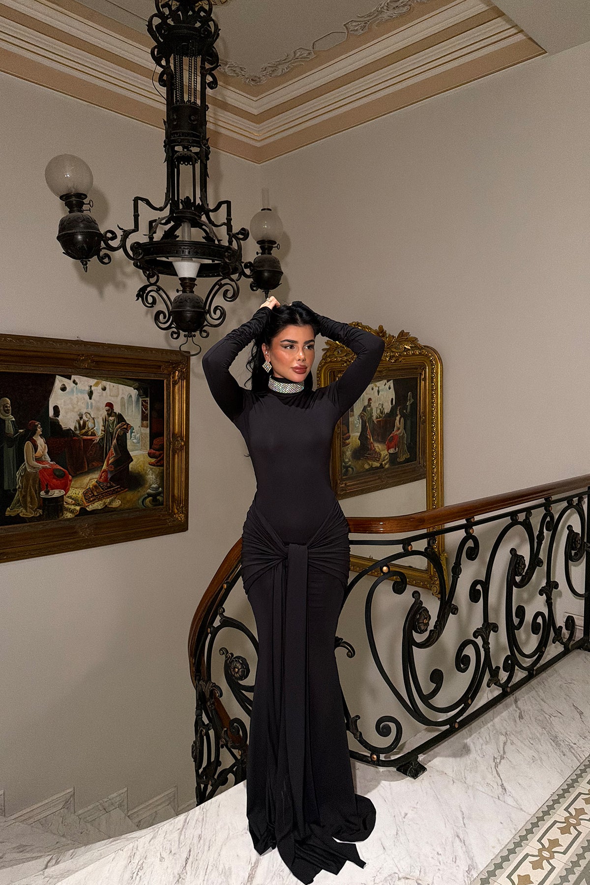 Black Long Evening Dress