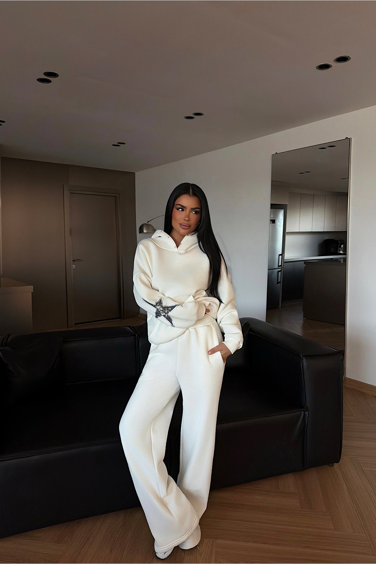 White Hooded Tracksuit