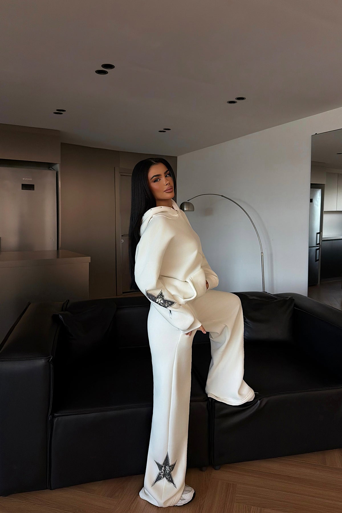 White Hooded Tracksuit