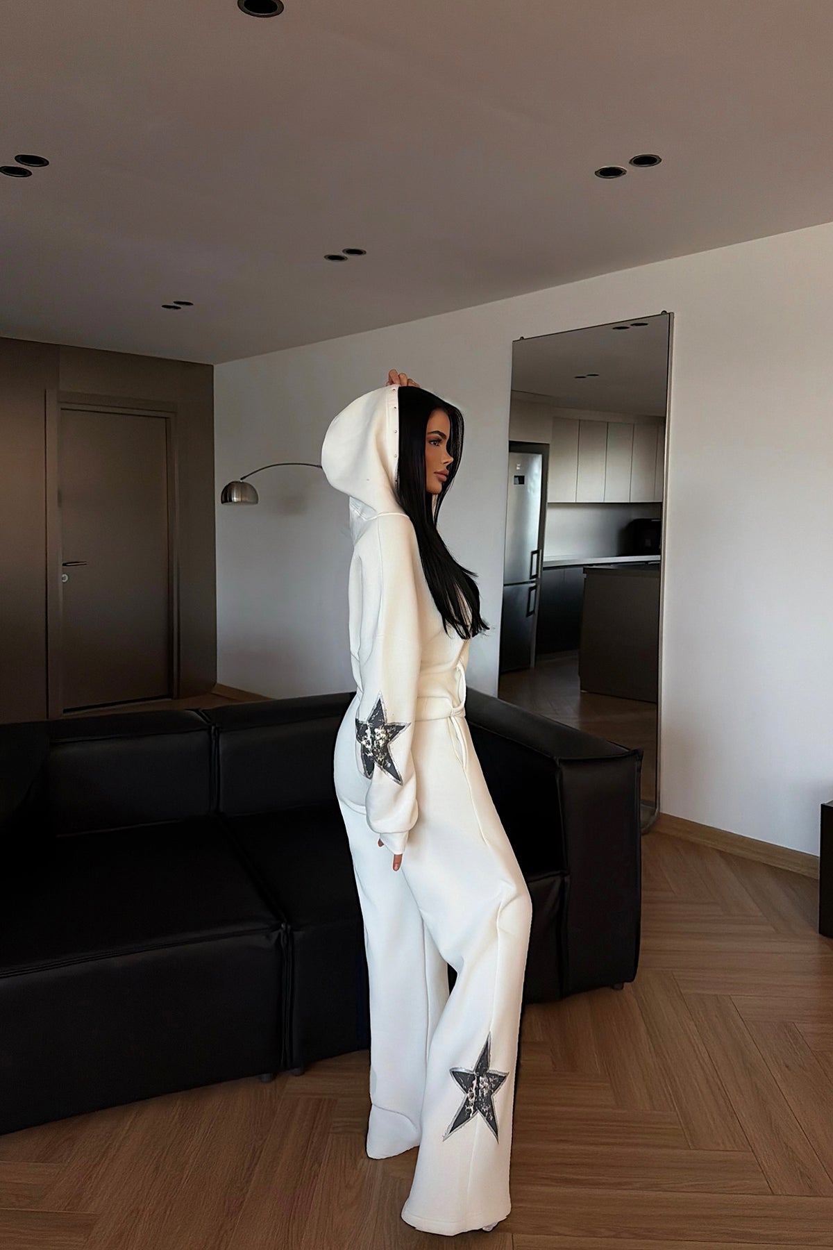 White Hooded Tracksuit