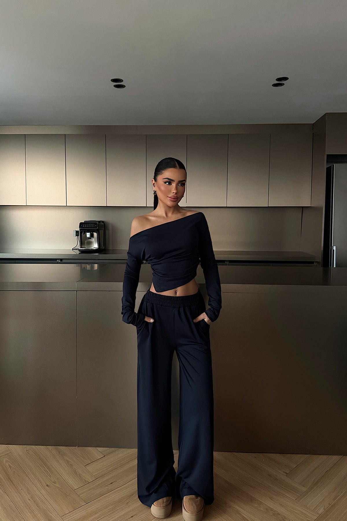 Navy Blue Trouser Suit