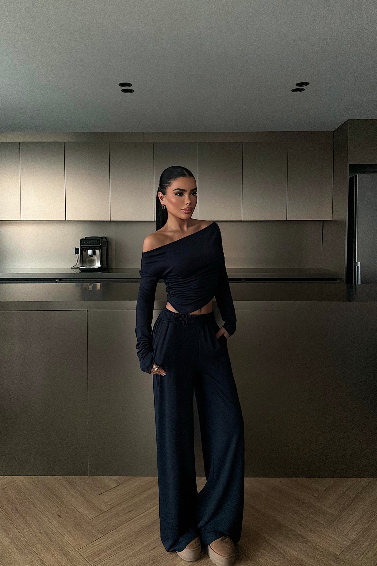 Navy Blue Trouser Suit