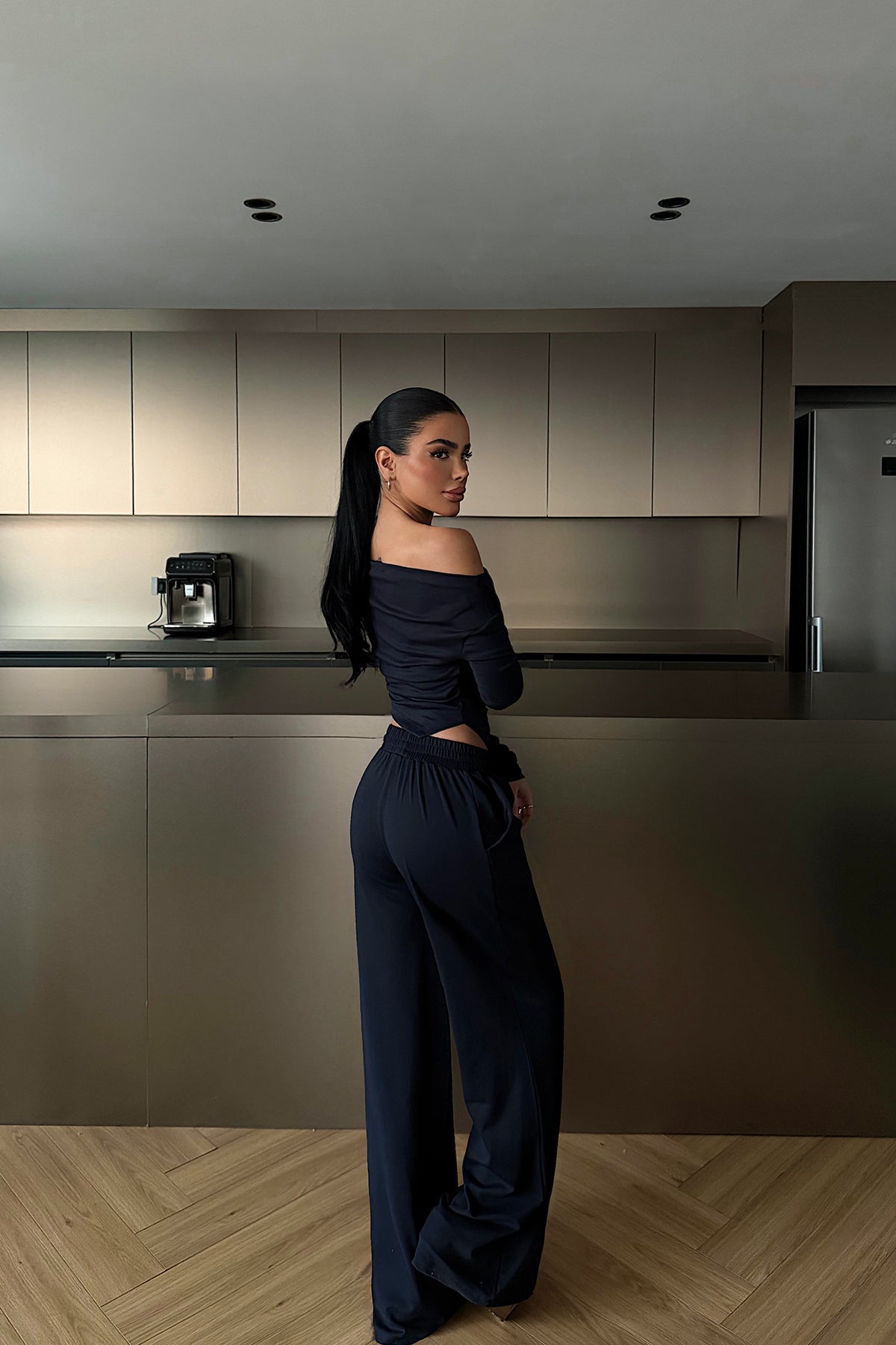 Navy Blue Trouser Suit