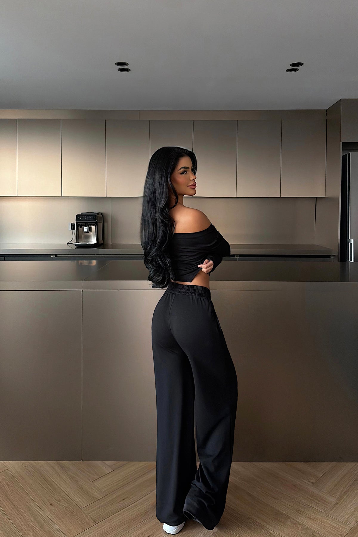 Black Trouser Set