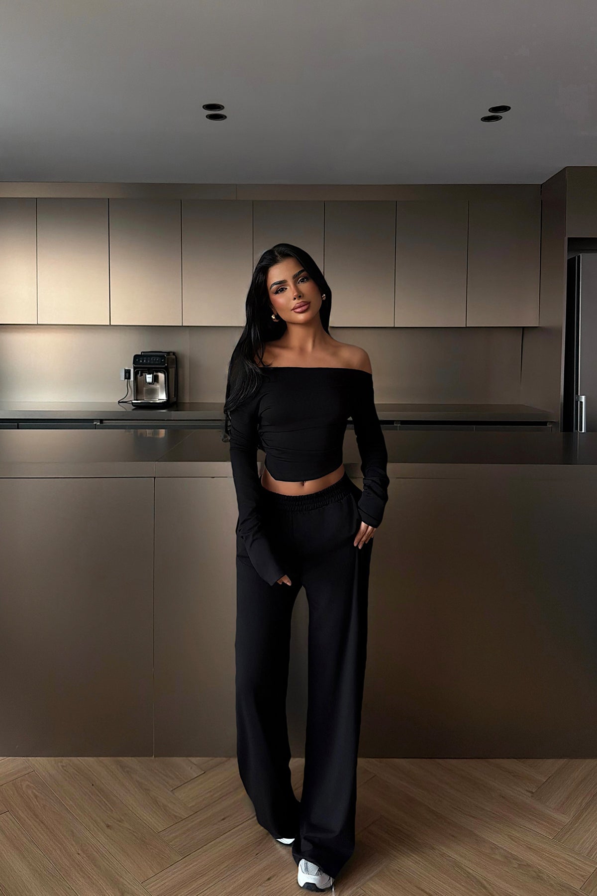 Black Trouser Set