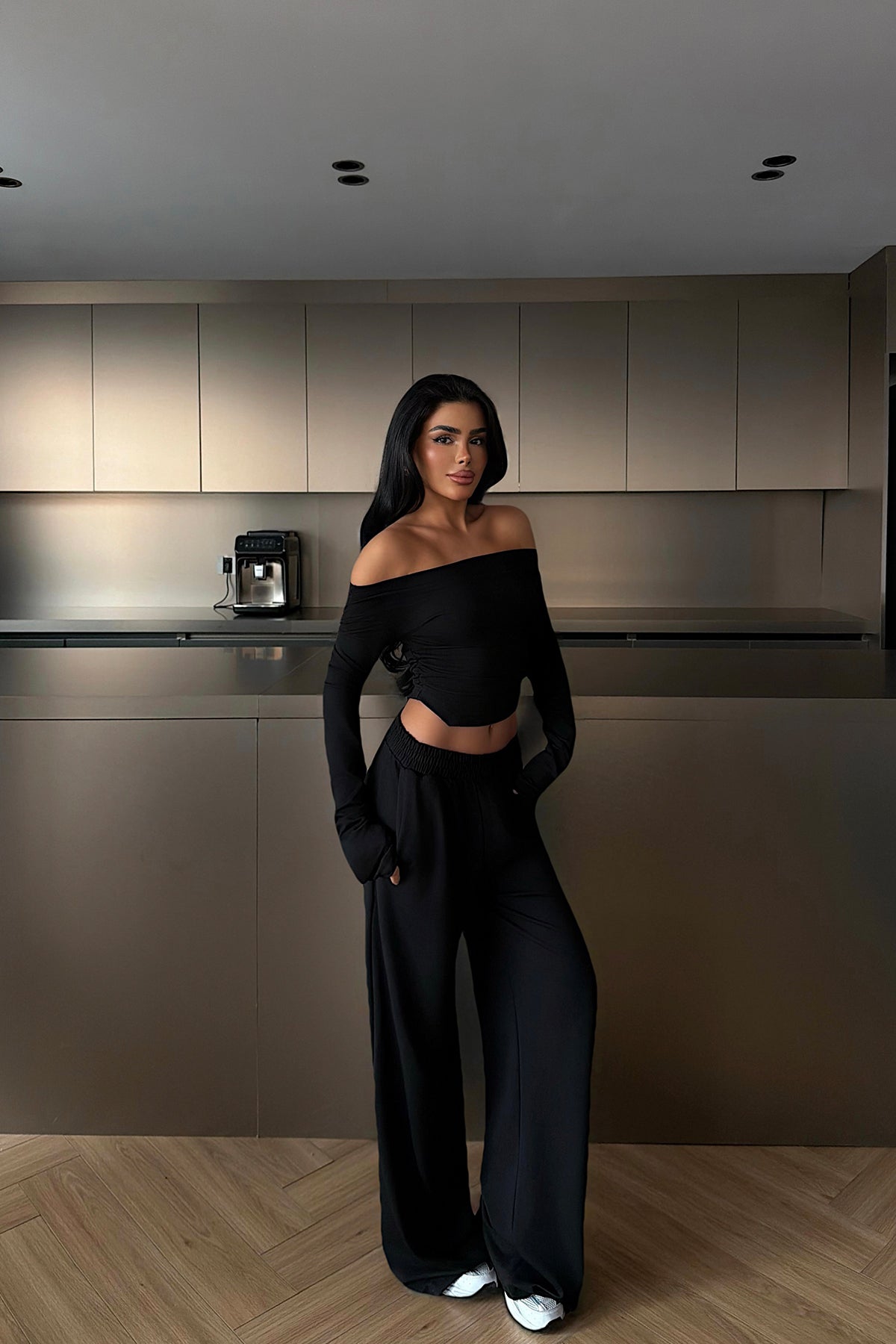 Black Trouser Set