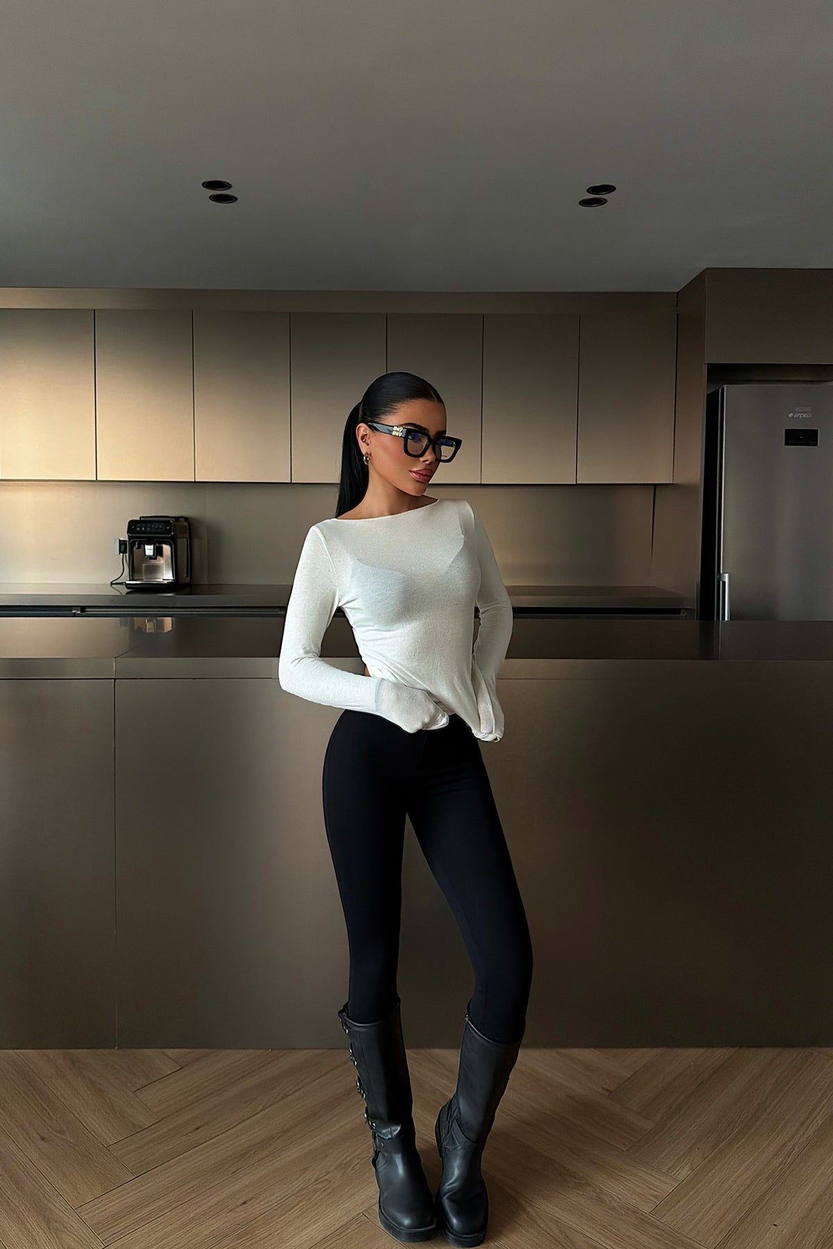 White Transparent Blouse