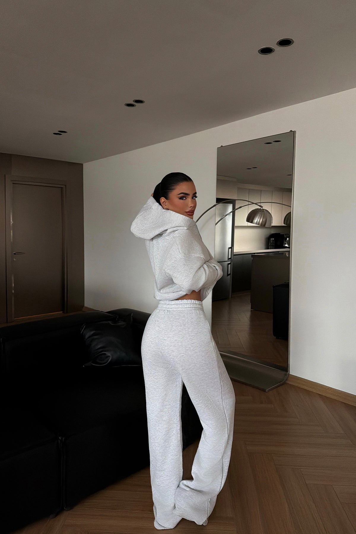 Grey Zip-Up Tracksuit