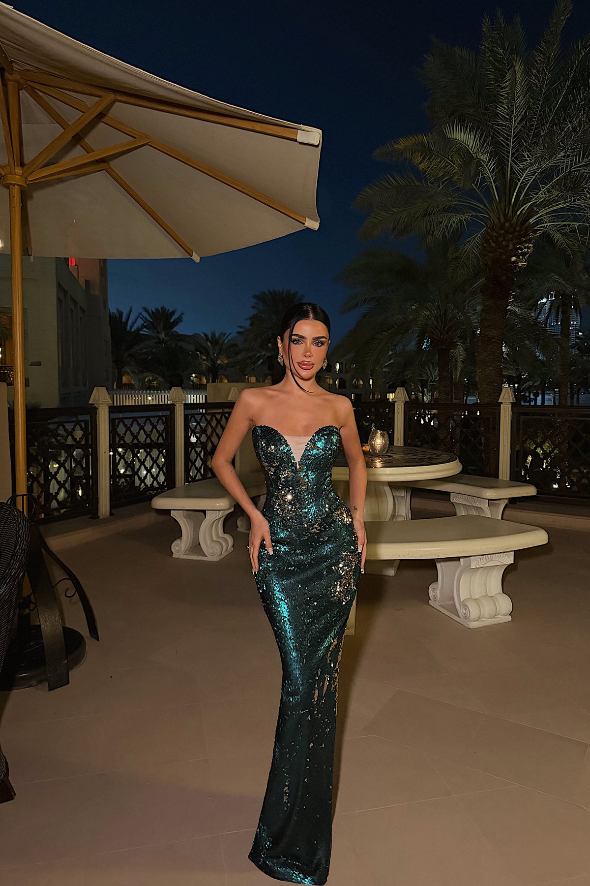 Green Strappy Dress