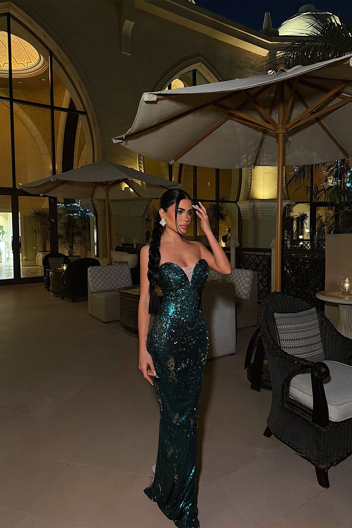 Green Strappy Dress