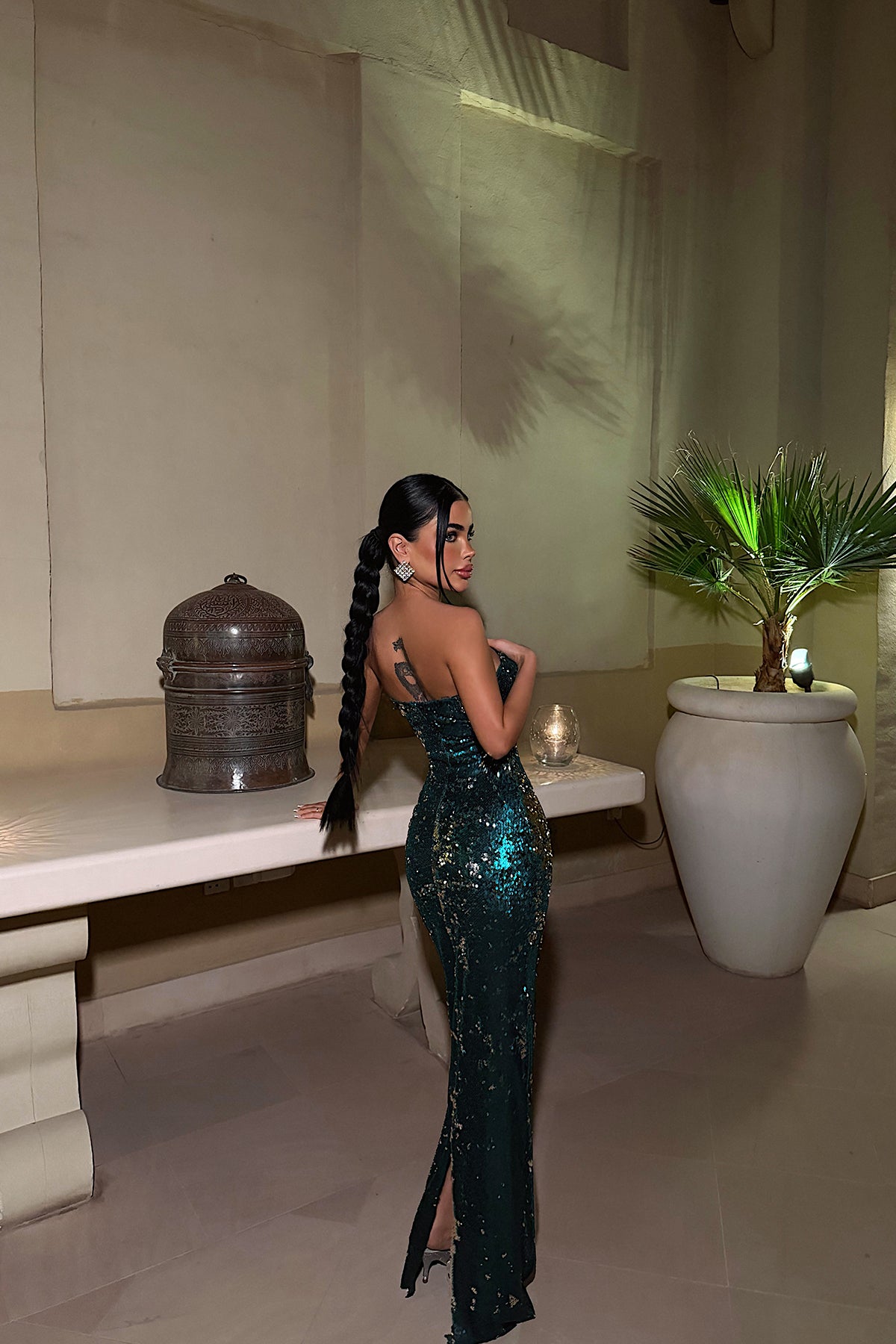 Green Strappy Dress